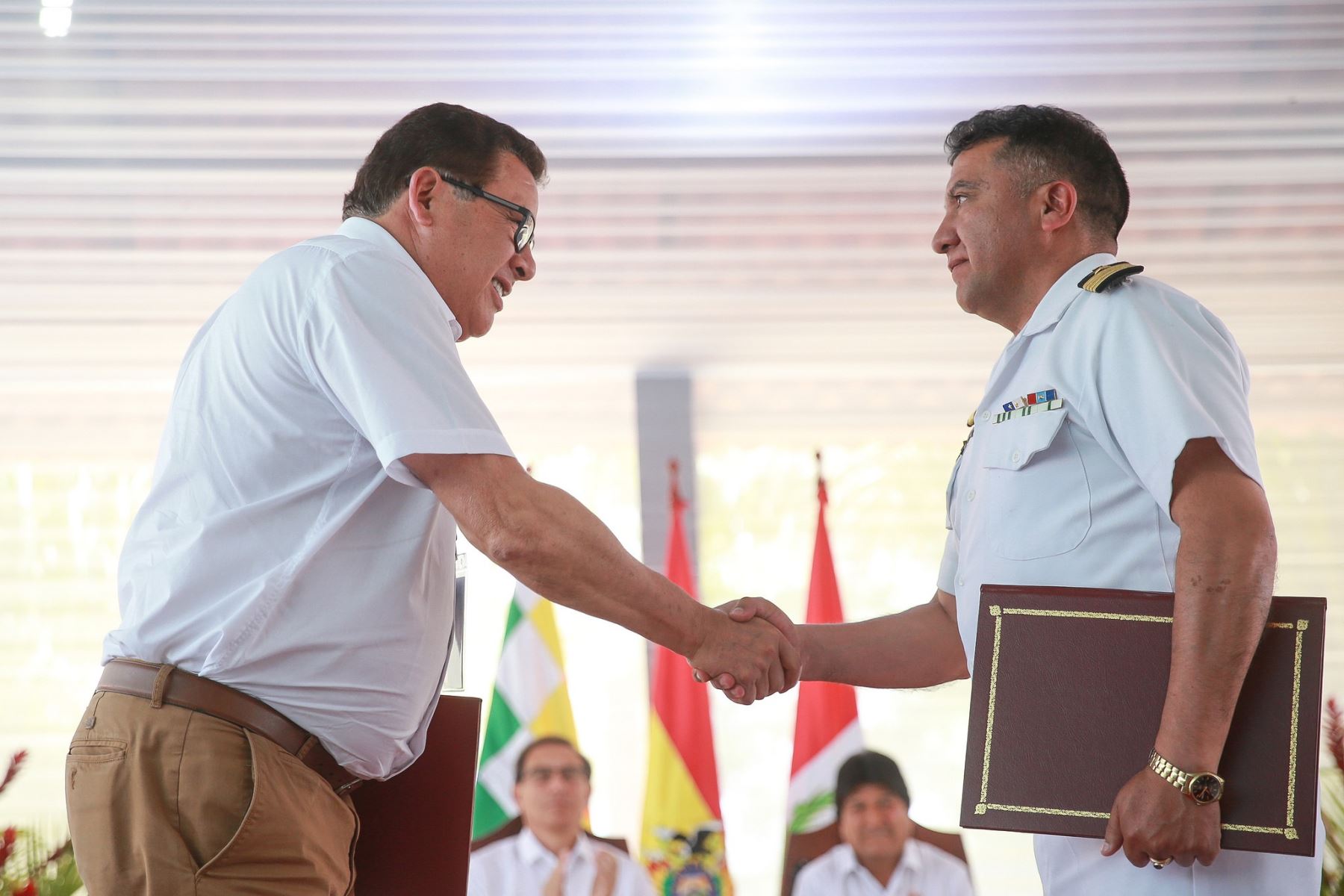 El ministro de Defensa, José Huerta Torres, participó hoy en IV Gabinete Binacional Perú- Bolivia.