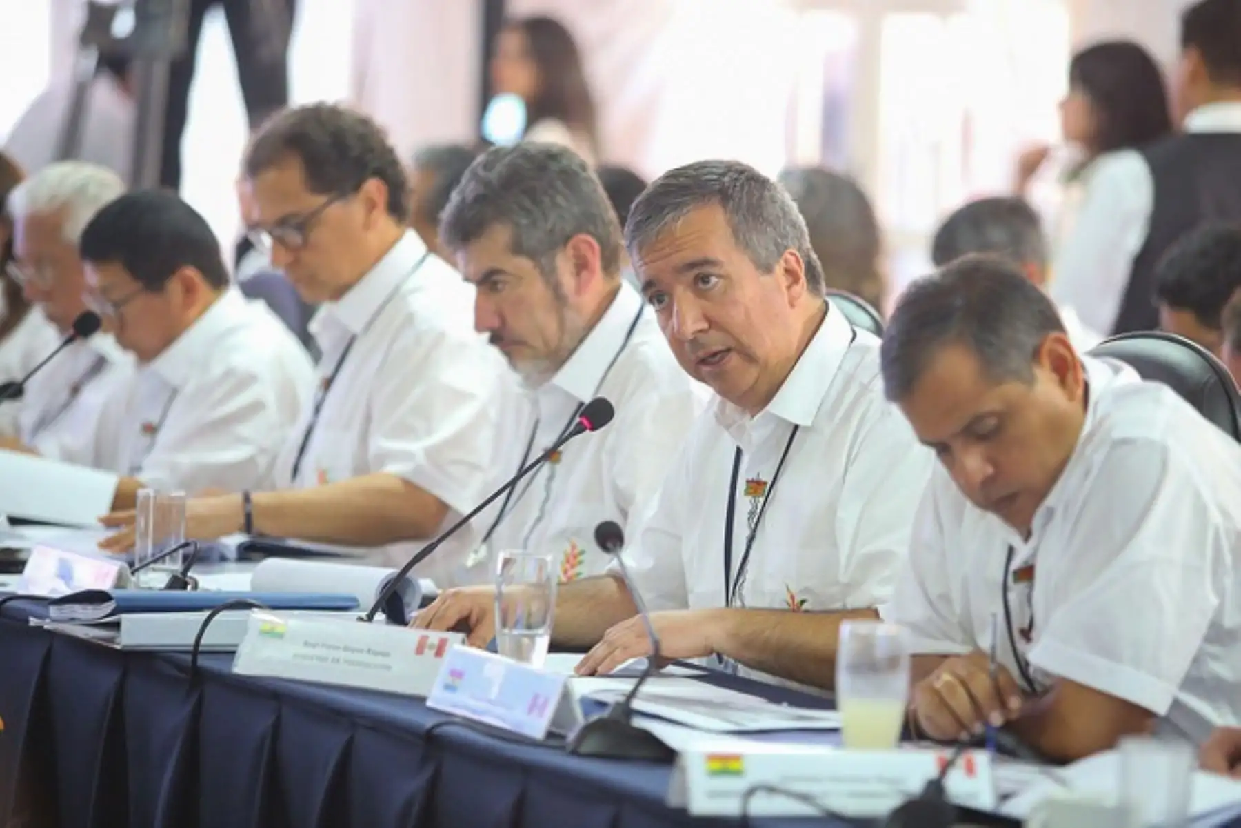 Ministro de la Producción, Raúl Pérez-Reyes en IV Gabinete binacional Perú - Bolivia. Foto: Cortesía.