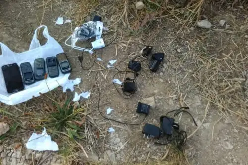 Inpe incauta teléfonos celulares en penal de Cajamarca. Foto: ANDINA/Difusión.