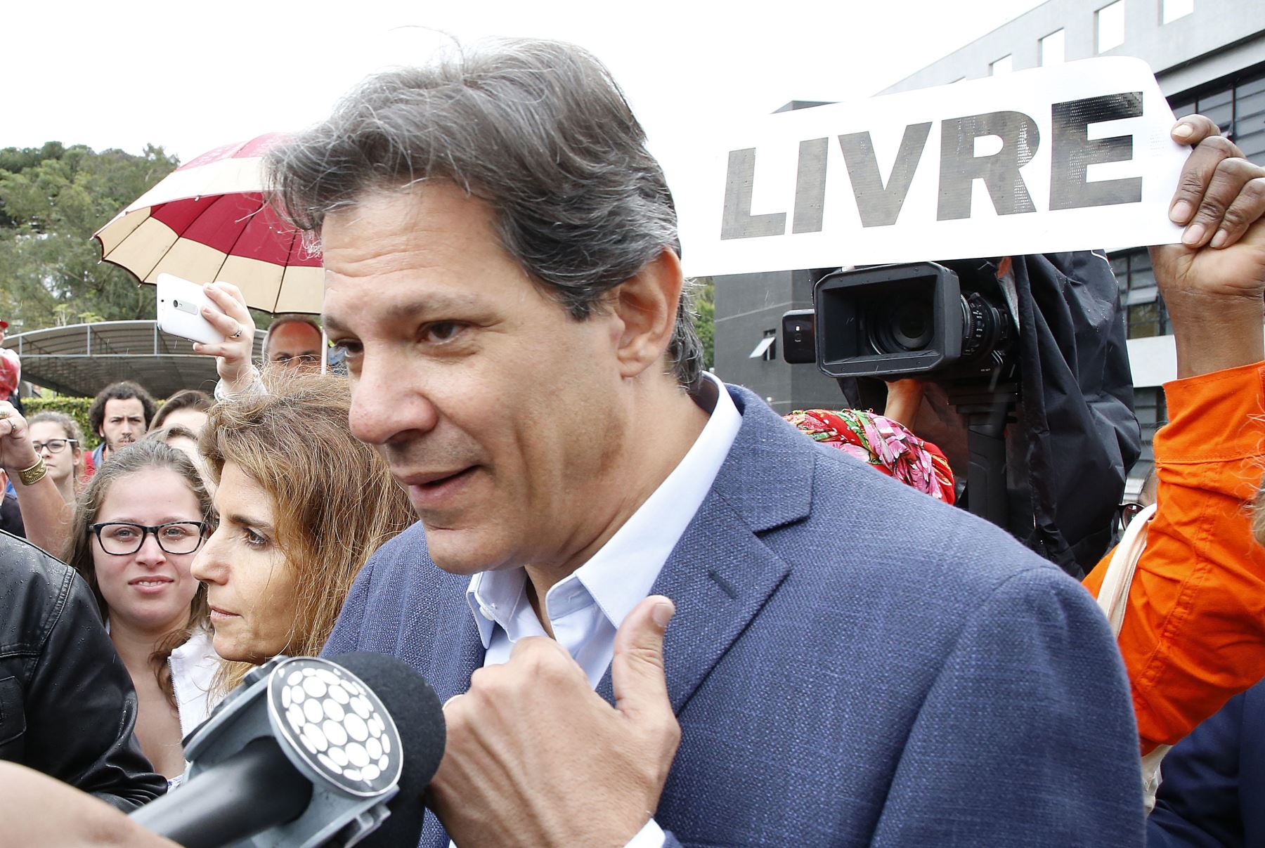 Fernando Haddad, aspirante a la Vicepresidencia de Brasil en la fórmula del expresidente Luiz Inácio Lula da Silva Foto: EFE