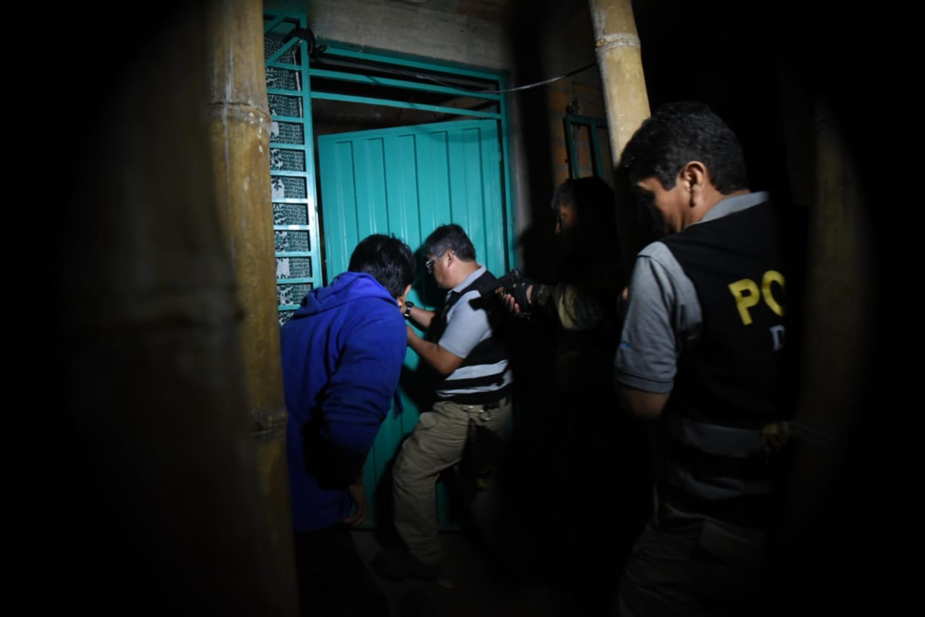 Capturan a 16 presuntos miembros de banda dedicada al secuestro al paso en Trujillo.