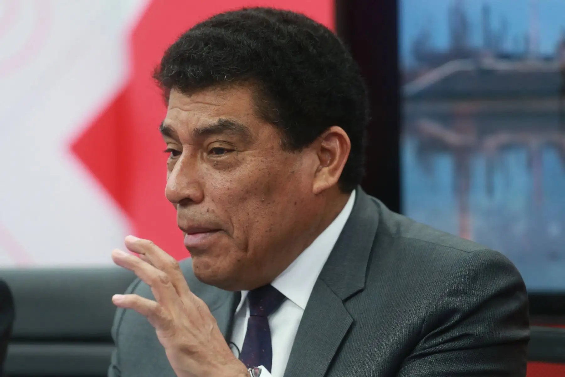 Presidente de Perupetro, Seferino Yesquén. ANDINA/Vidal Tarqui