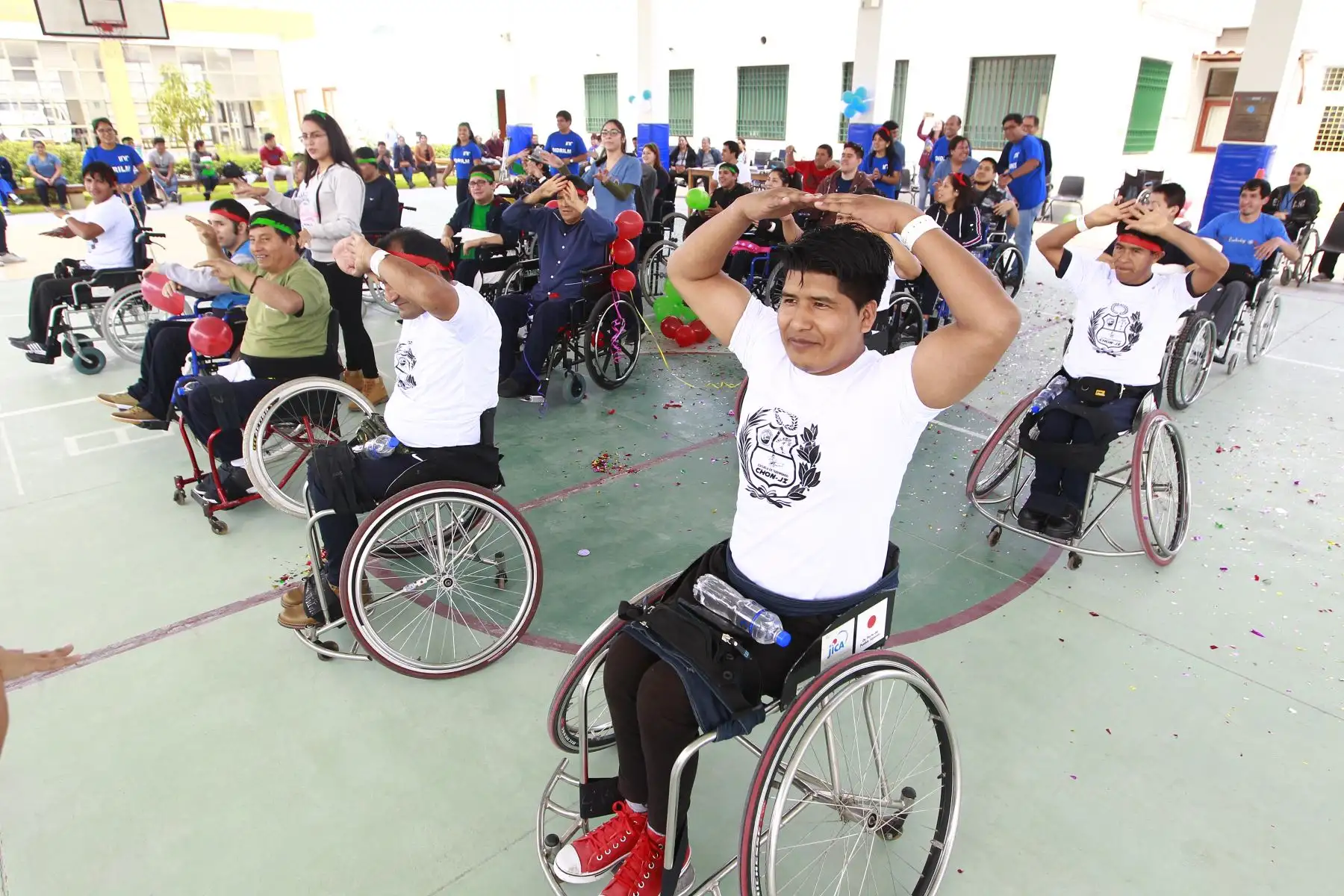 En el Día internacional de la Lesión Medular , el Instituto Nacional de Rehabilitación " Dra.Adriana Rebaza Flores " Amistad Perú - Japón, realiza actividades lúdicas y  deportivas. Foto: ANDINA/Eddy Ramos
