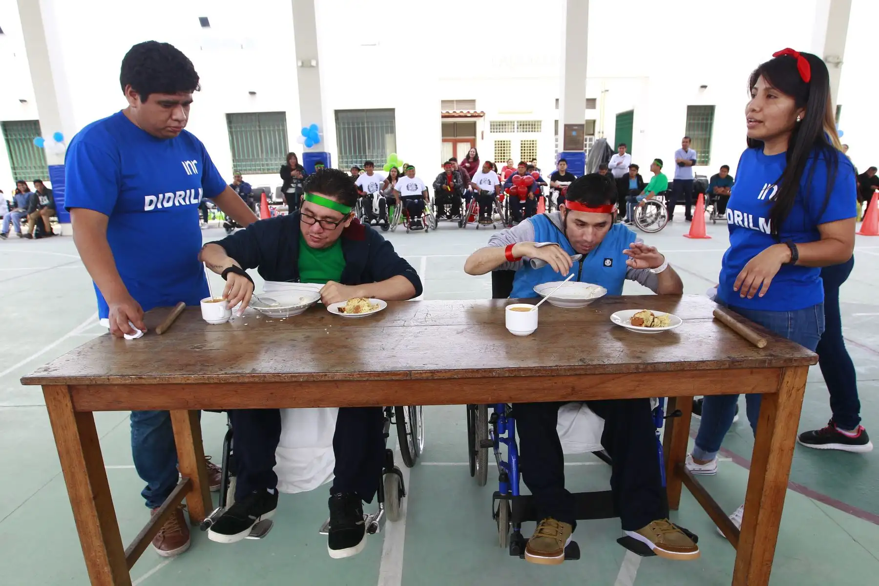 En el Día internacional de la Lesión Medular , el Instituto Nacional de Rehabilitación " Dra.Adriana Rebaza Flores " Amistad Perú - Japón, realiza actividades lúdicas y  deportivas. Foto: ANDINA/Eddy Ramos