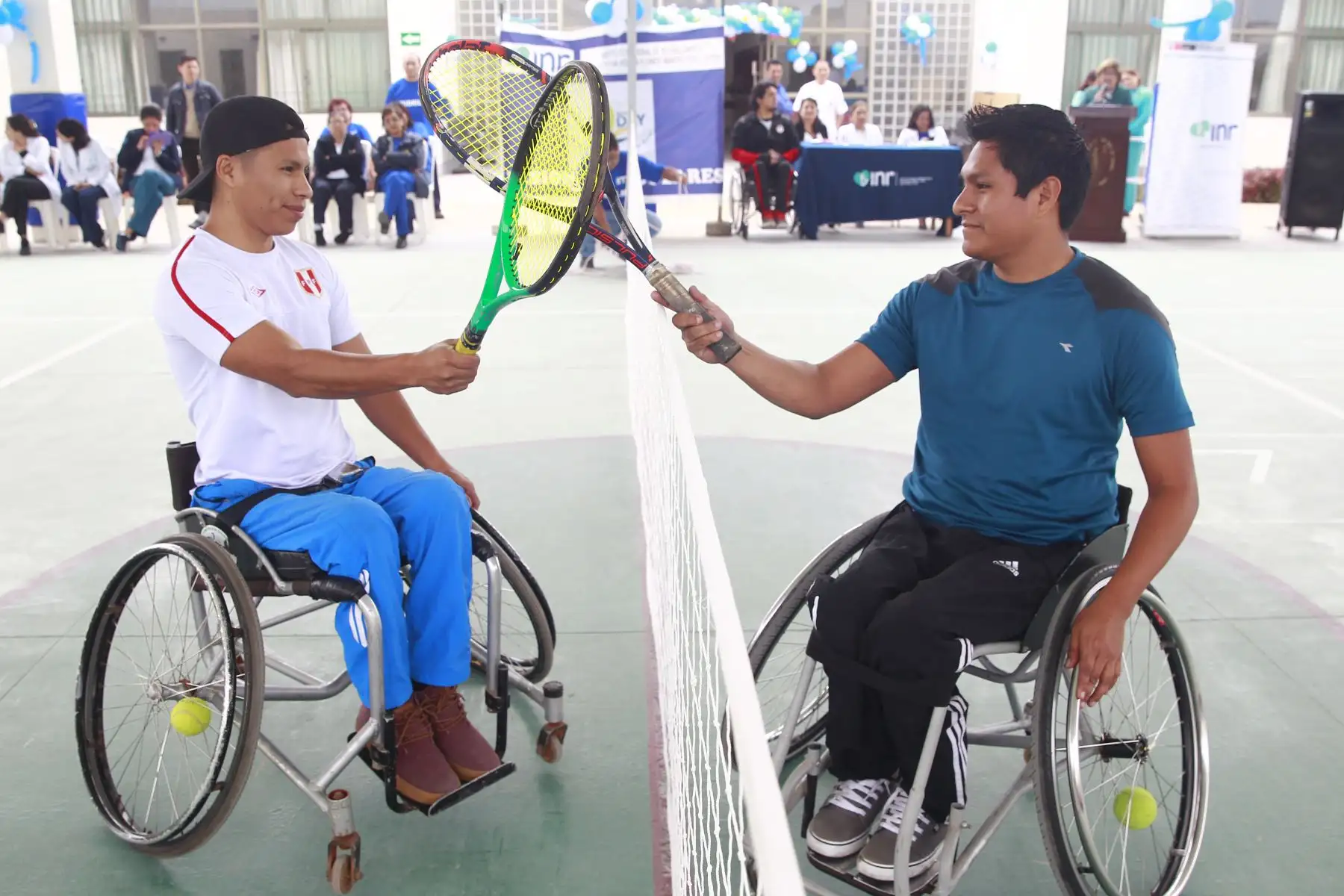 En el Día internacional de la Lesión Medular , el Instituto Nacional de Rehabilitación " Dra.Adriana Rebaza Flores " Amistad Perú - Japón, realiza actividades lúdicas y  deportivas. Foto: ANDINA/Eddy Ramos