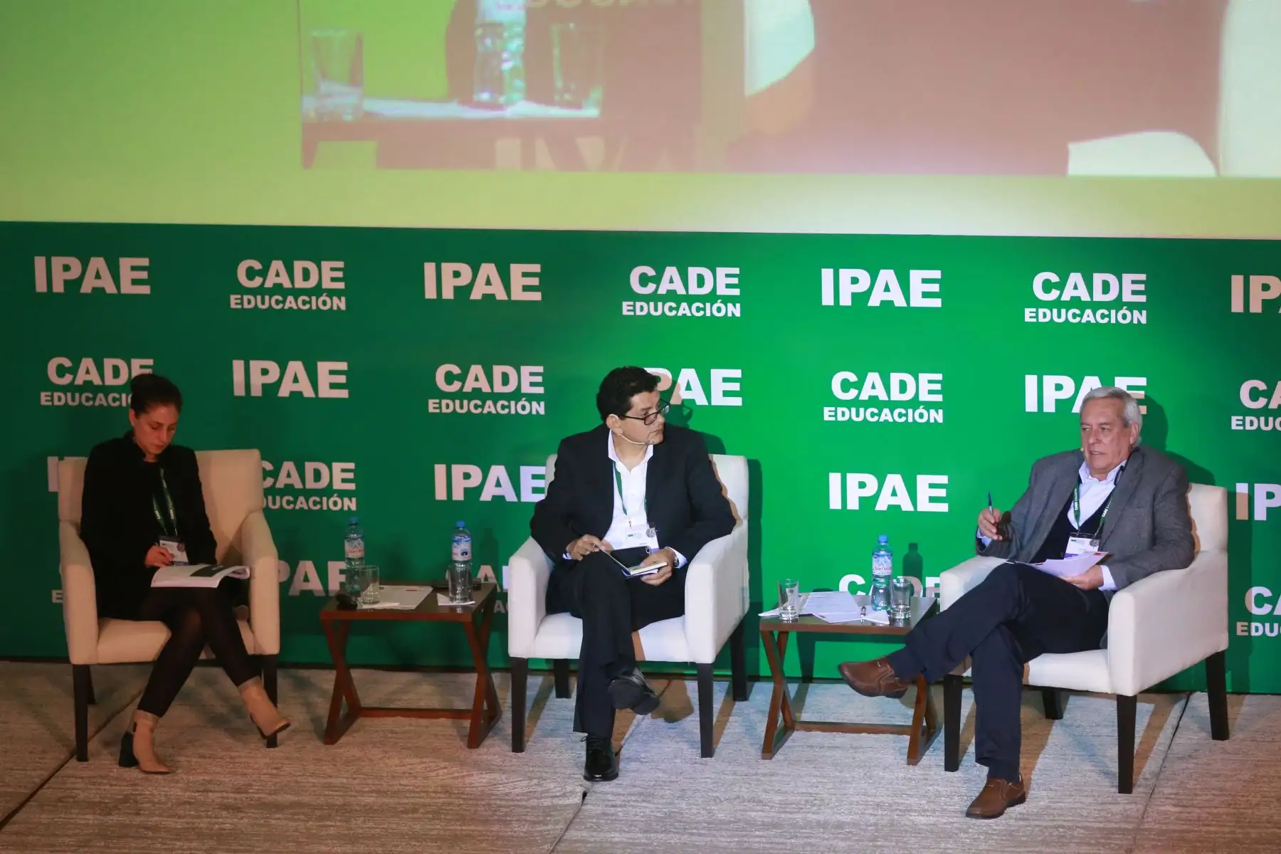 Flavio Figallo, ex Vice ministro de Gestión Pedagógica del Minedu, expone en el Cade Educación 2018.Foto:ANDINA/Jhony Laurente