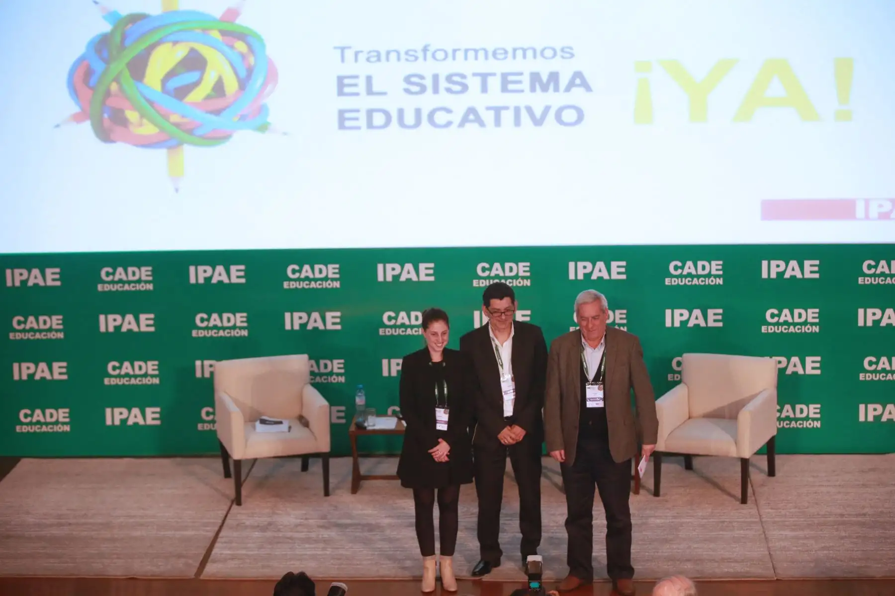 Flavio Figallo, ex Vice ministro de Gestión Pedagógica del Minedu, expone en el Cade Educación 2018.Foto:ANDINA/Jhony Laurente