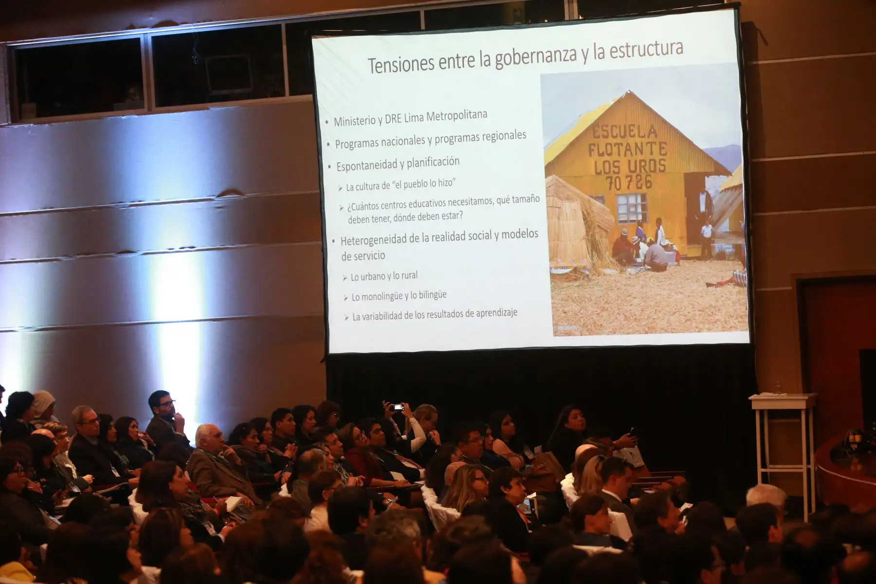 Ceremonia de inaguraciòn del Cade Educación 2018.Foto:ANDINA/Jhony Laurente