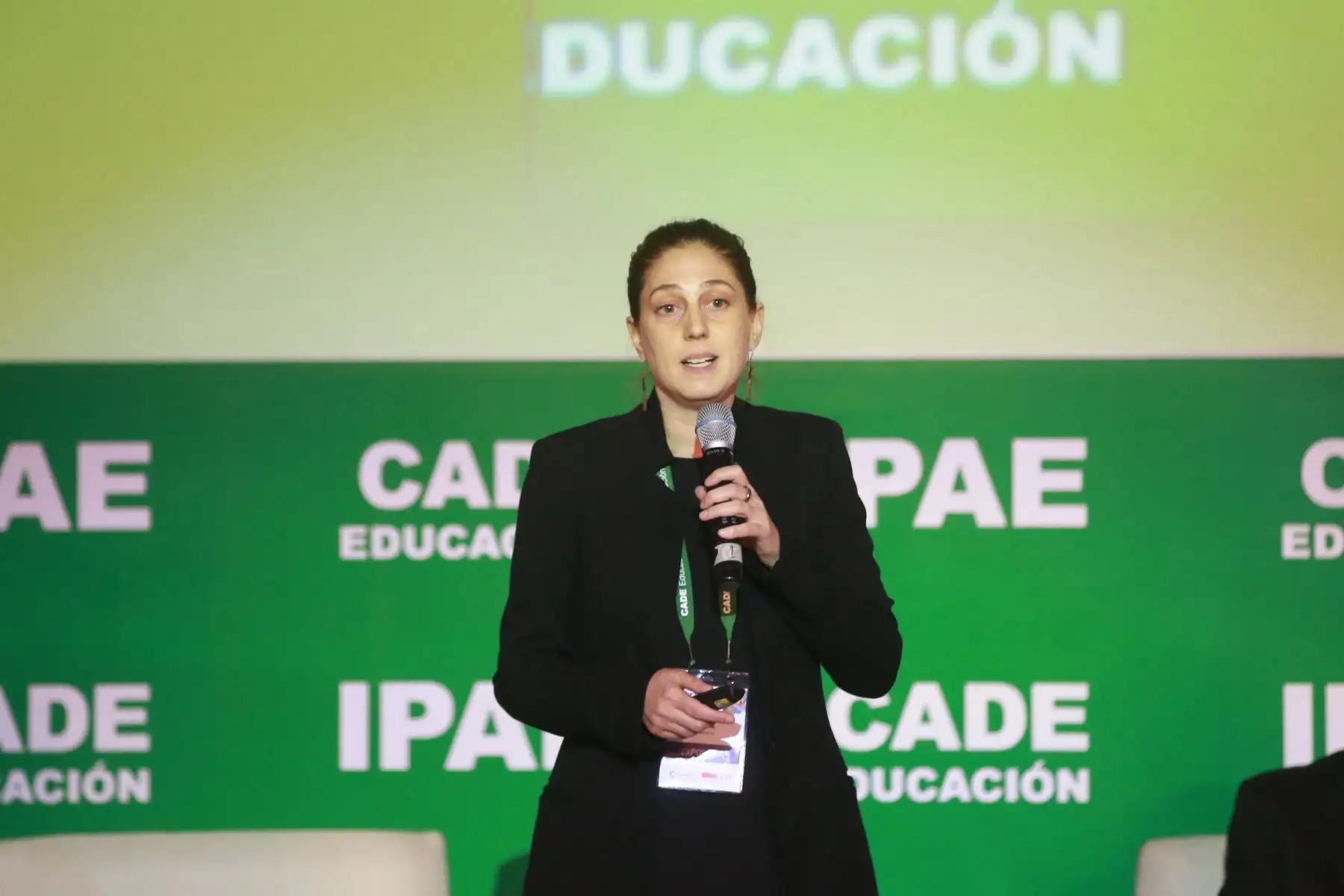 ANALIA jaimovich, especialista Senior en Educacion del BID,expone en el  Cade Educación 2018.Foto:ANDINA/Jhony Laurente