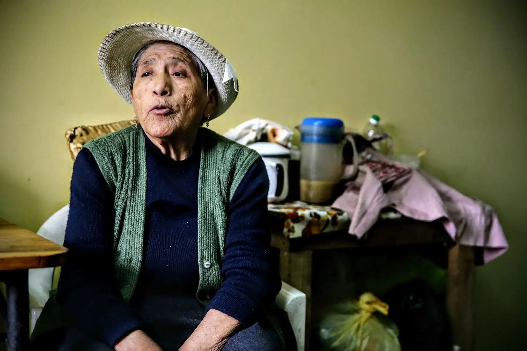 Cuenta que siempre quiso llenar crucigramas y leer la biblia en la iglesia. Foto: ANDINA/Luis Iparraguirre