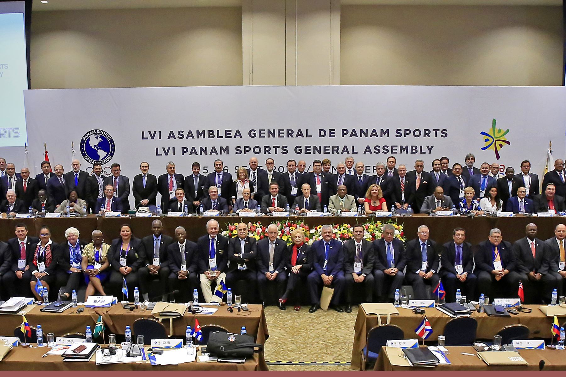 Presidentes y delegados de 41 países quedaron impresionados de las obras de infraestructura deportiva en marcha y dieron voto de confianza al Comité Organizador de los Juegos Lima 2019. Foto: ANDINA/Difusión