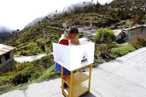 ONPE prevé instalar mesas de sufragio en alrededor de 1,000 centros poblados para elecciones generales de abril de 2021 para prevenir la propagación del coronavirus (covid-19). ANDINA/Difusión