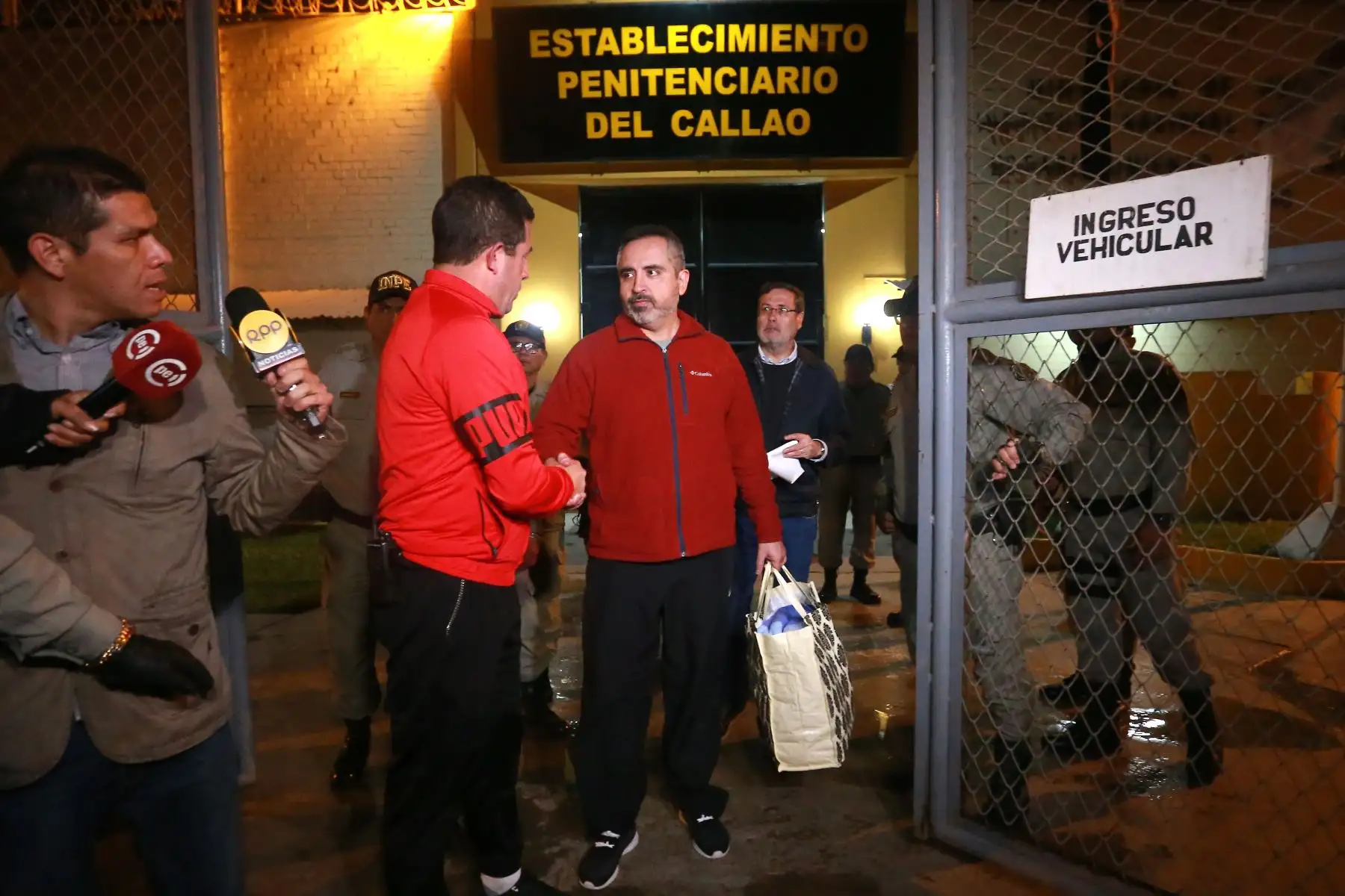 El ciudadano chileno Jorge Tovar Pérez abandonó el penal Sarita Colonia Callao. Foto: ANDINA/Vidal Tarqui
