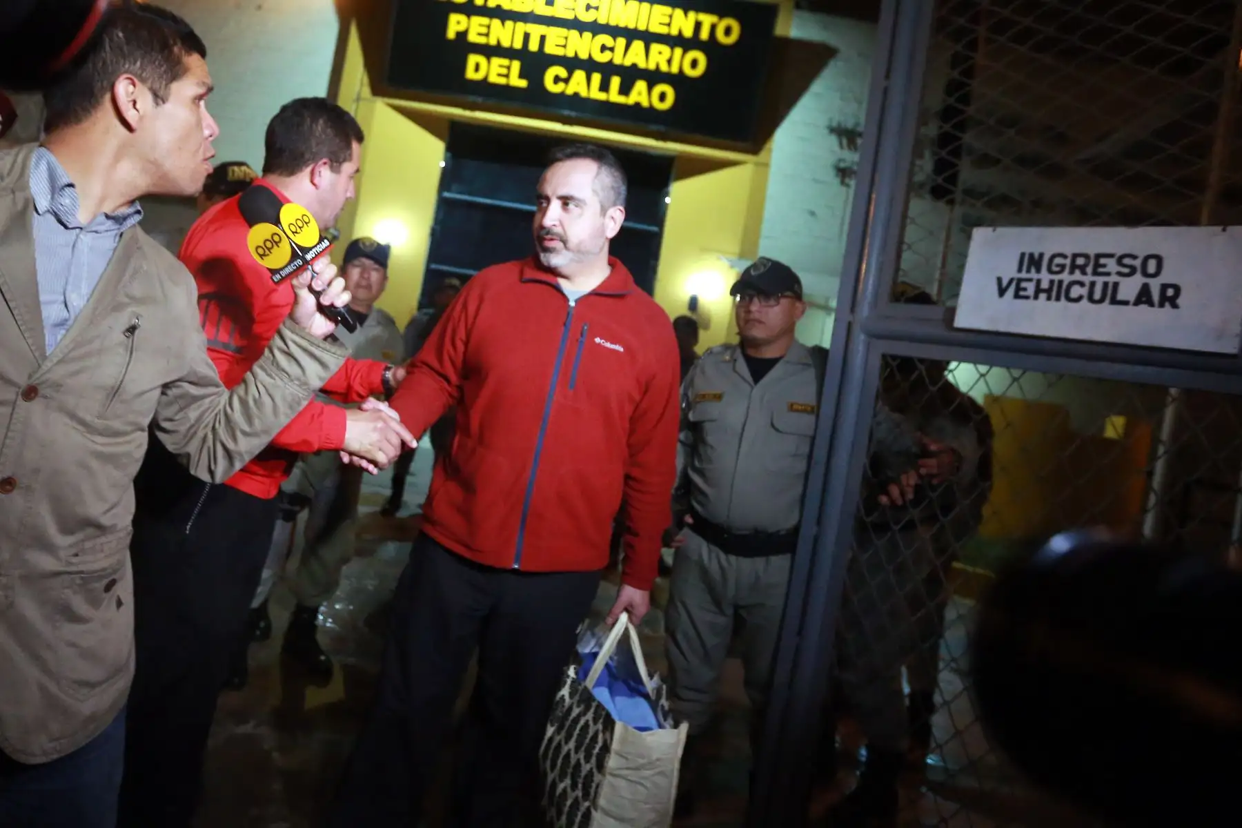 El ciudadano chileno Jorge Tovar Pérez abandonó el penal Sarita Colonia Callao. Foto: ANDINA/Vidal Tarqui