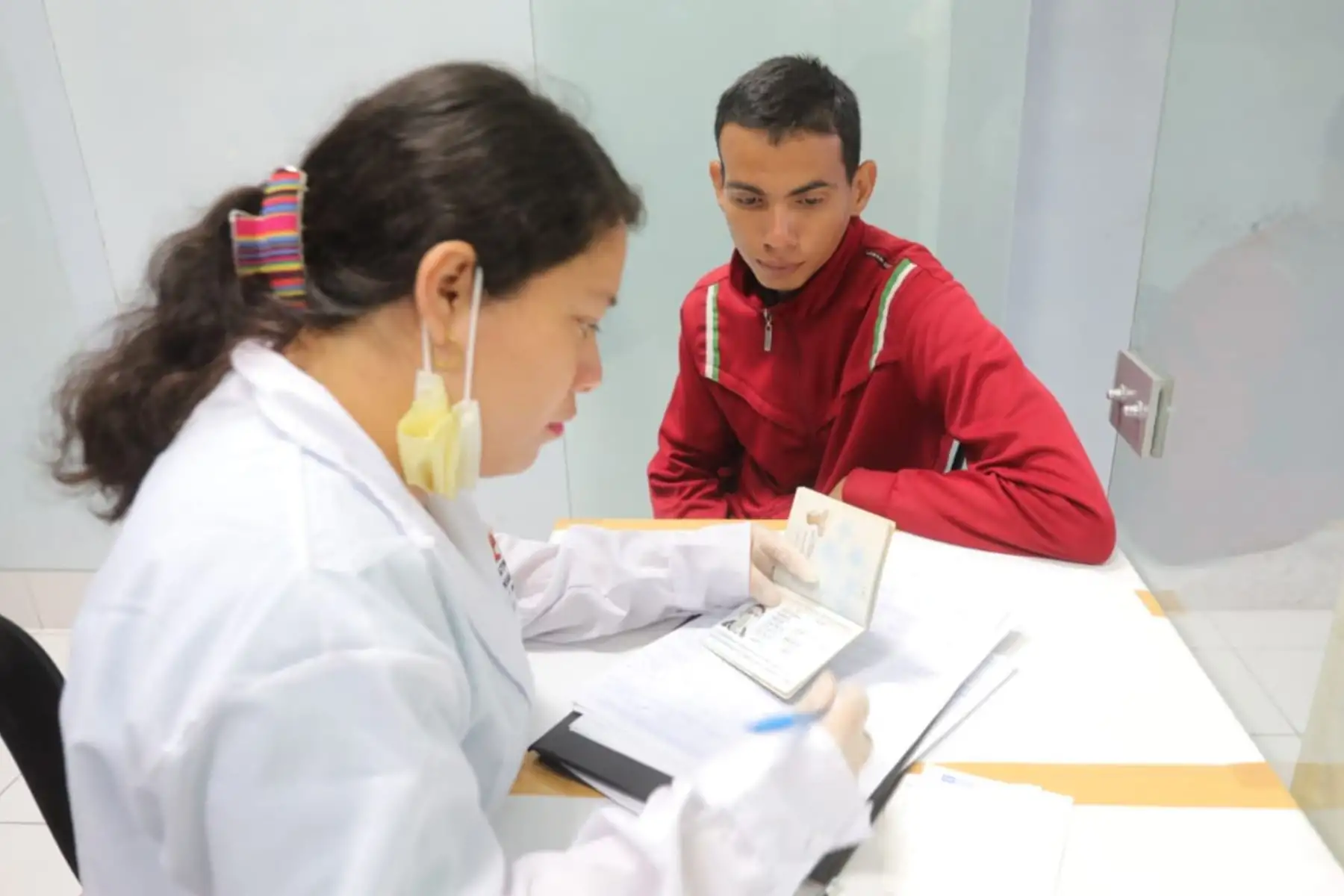 Minsa instala puestos de vacunación fronteriza para extranjeros que ingresan al Perú.Foto:ANDINA/Minsa