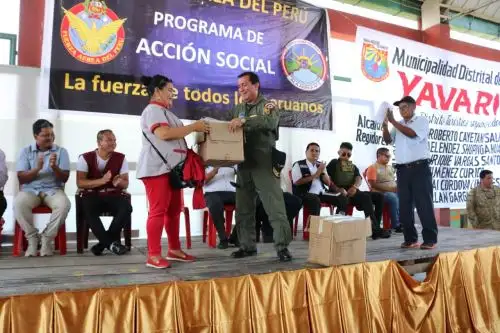 FAP realiza acción cívica multisectorial en zona fronteriza de Loreto. ANDINA/Difusión