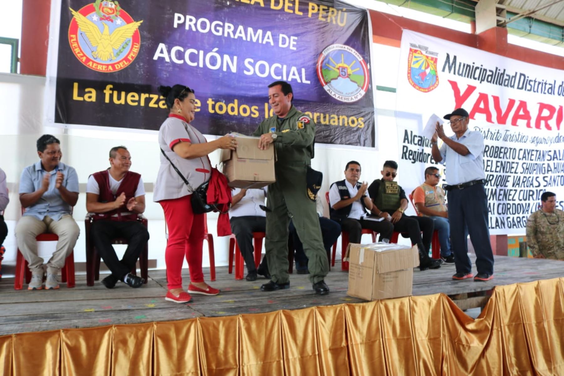 FAP realiza acción cívica multisectorial en zona fronteriza de Loreto. ANDINA/Difusión