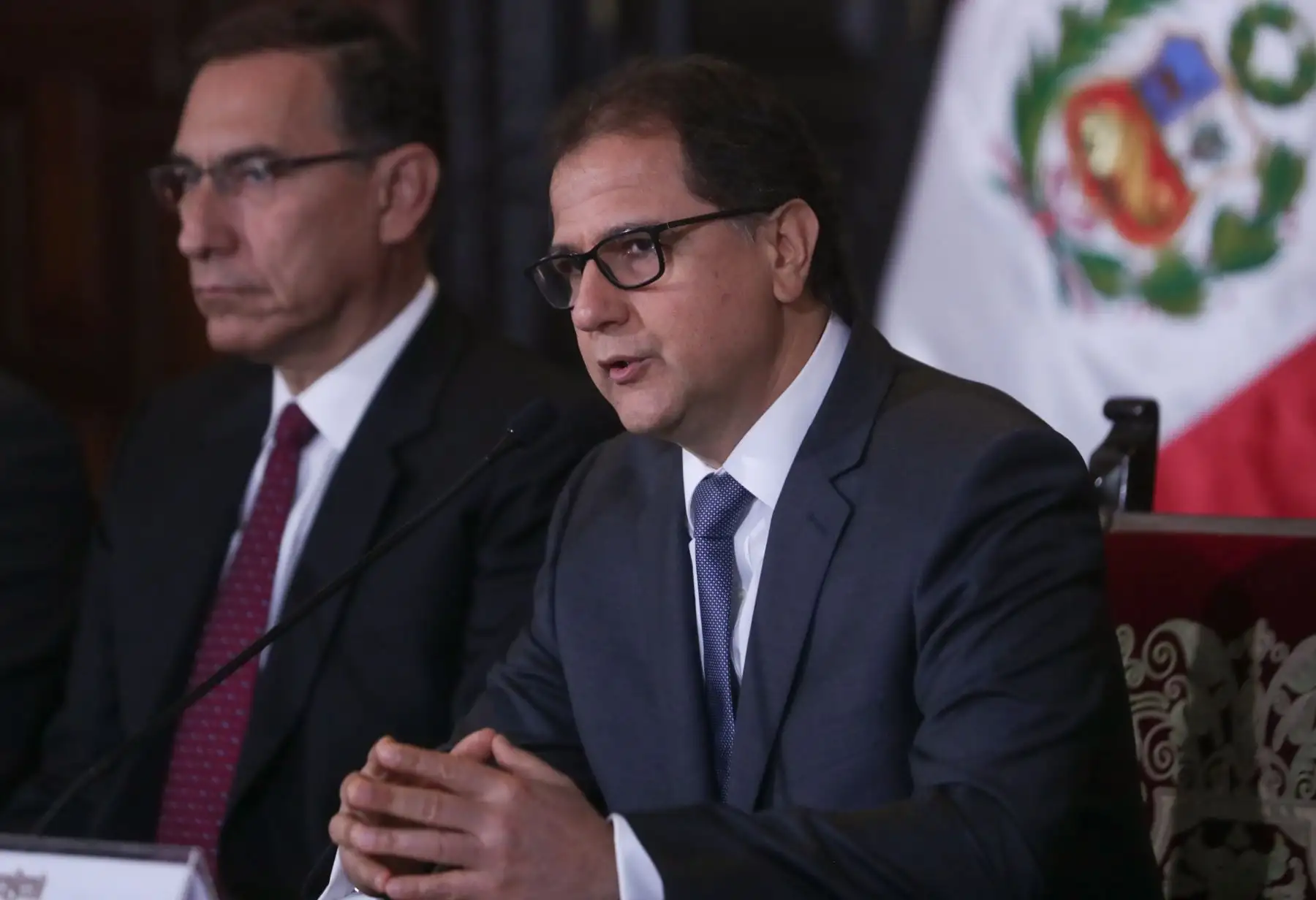 El Presidente de la República, Martín Vizcarra, anunció el inicio de ejecución del proyecto minero Mina Justa en la región Ica. 
Este proyecto, ubicado en el distrito San Juan de Marcona, en la provincia de Nasca, demandará una inversión aproximada de 1,600 millones de dólares, y durante su etapa de construcción generará entre 3,000 y 4,500 empleos. Foto: ANDINA/Carlos Lezama/Presidencia.