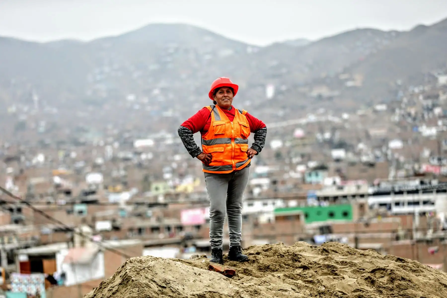 En el asentamiento humano 7 de Junio hay 284 viviendas. El 60% de las viviendas están a cargo de mamás solteras. Foto: ANDINA/Luis Iparraguirre