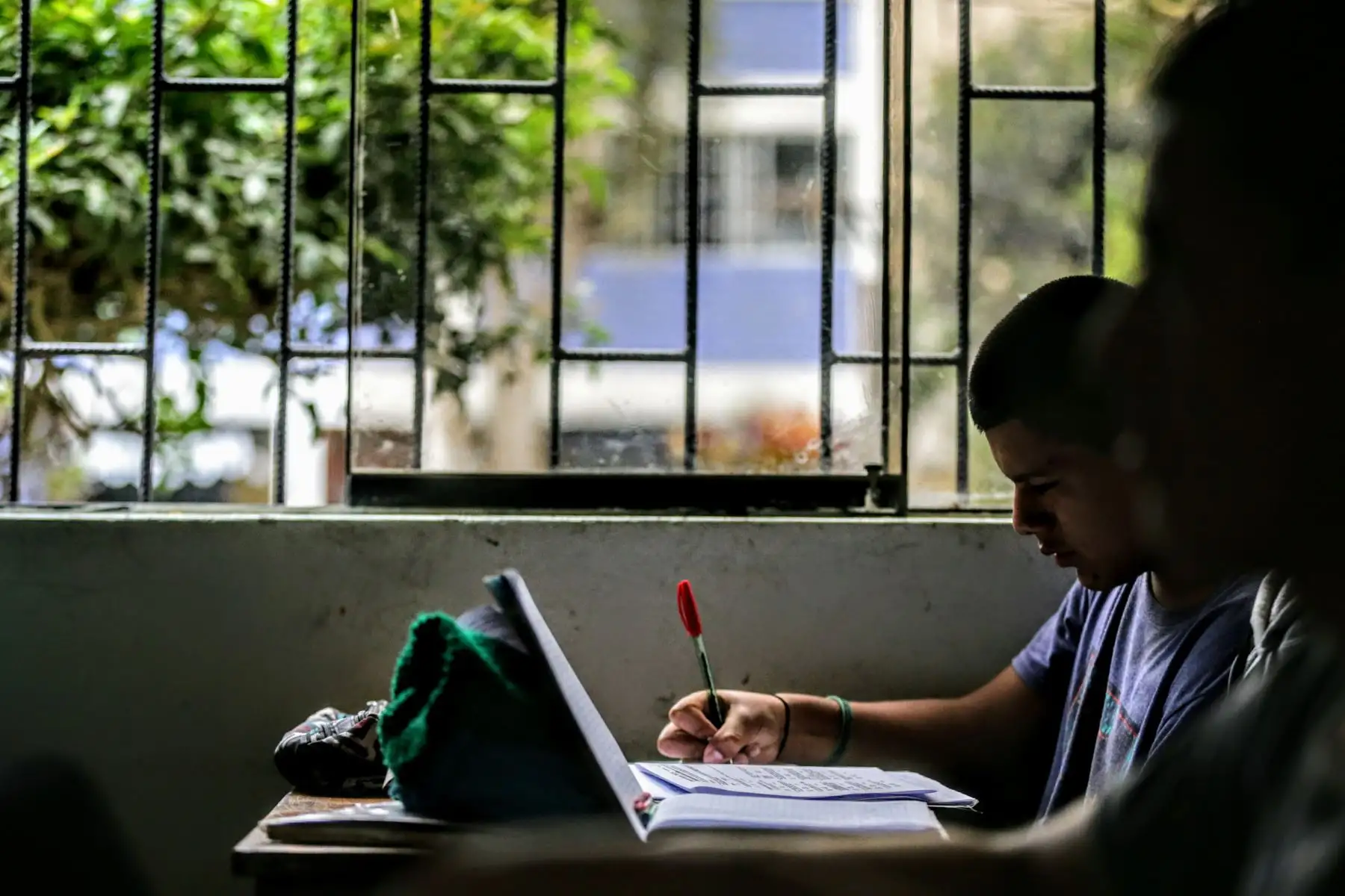 El 80% de los chicos entonces parte al colegio. Son menores que vienen de hogares de todo Lima y también llegan desde provincias.Foto: ANDINA/Luis Iparraguirre