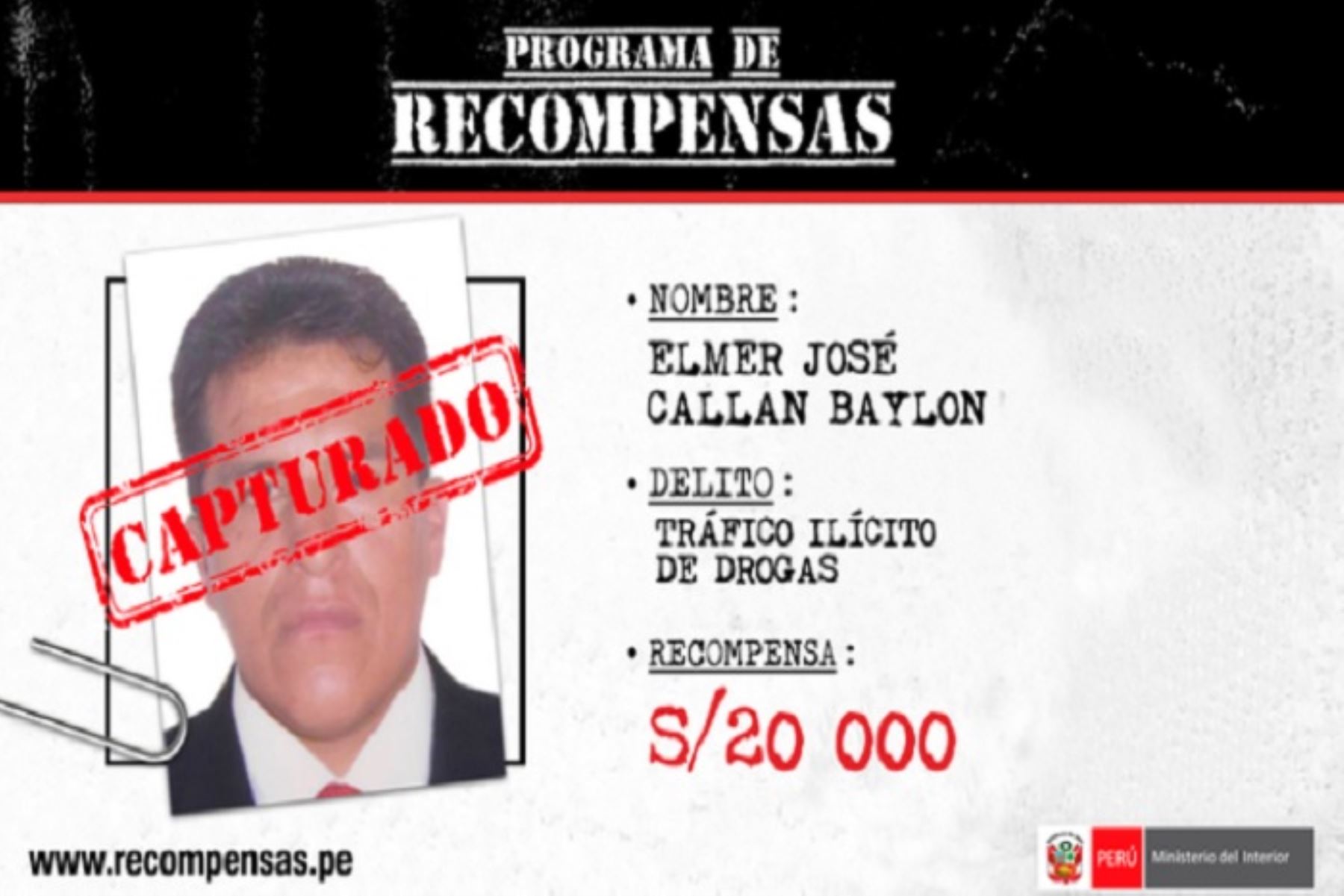 Las requisitorias vigentes contra Elmer José Callán Baylón fueron solicitadas por la Sala Penal de Arequipa entre los años 2006 y 2018.