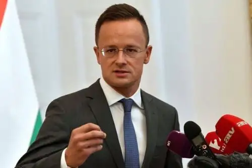 Péter Szijjártó, ministro de Exteriores de Hungría.