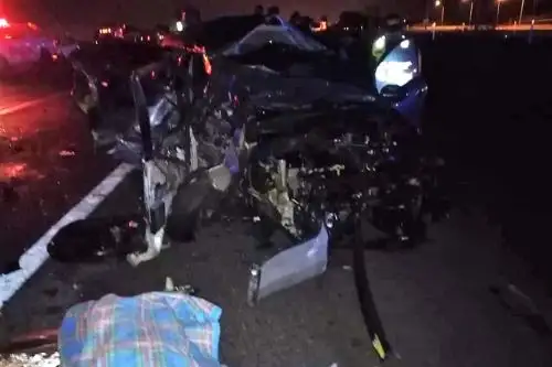 Madre e hijo mueren en fatal accidente a la altura de bulevar de Asia. Foto: Prensa Maleña