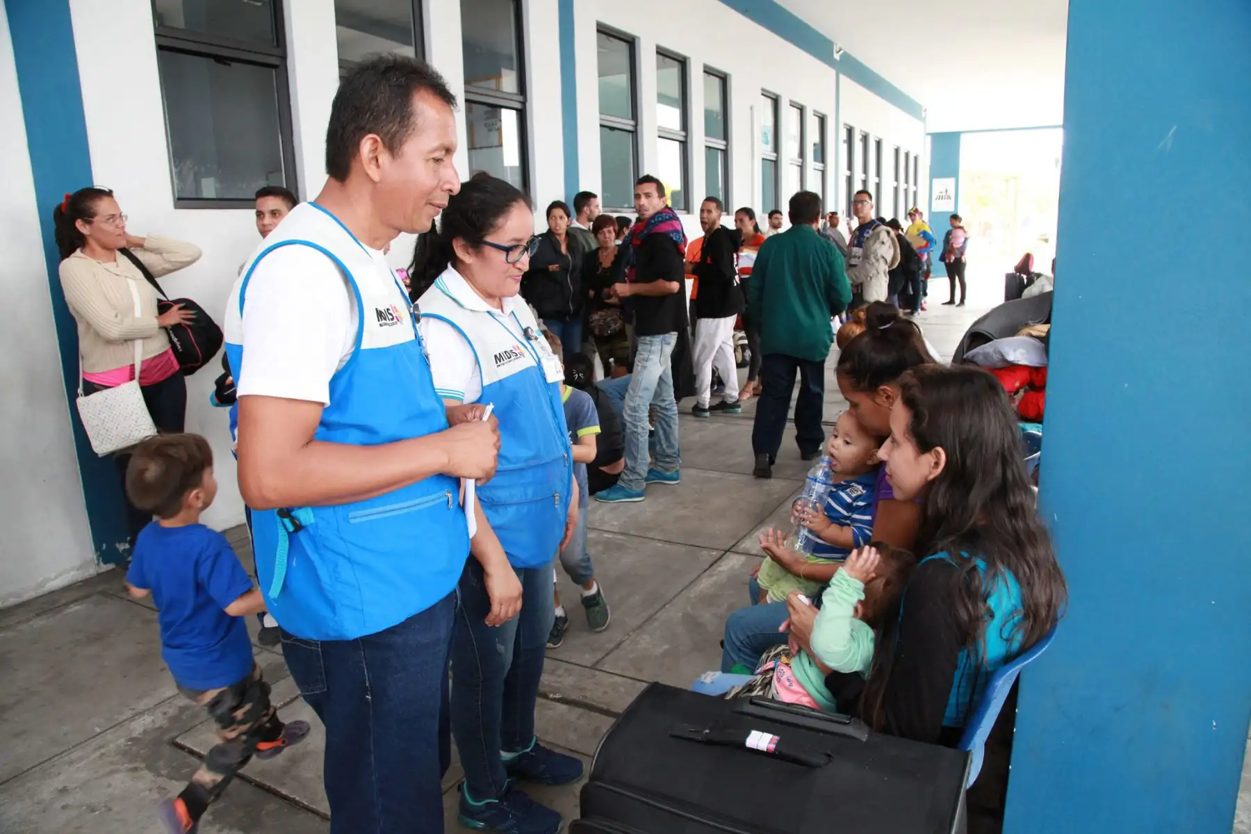 Cuna Más amplía su atención para niños venezolanos en Tumbes. ANDINA/Difusión