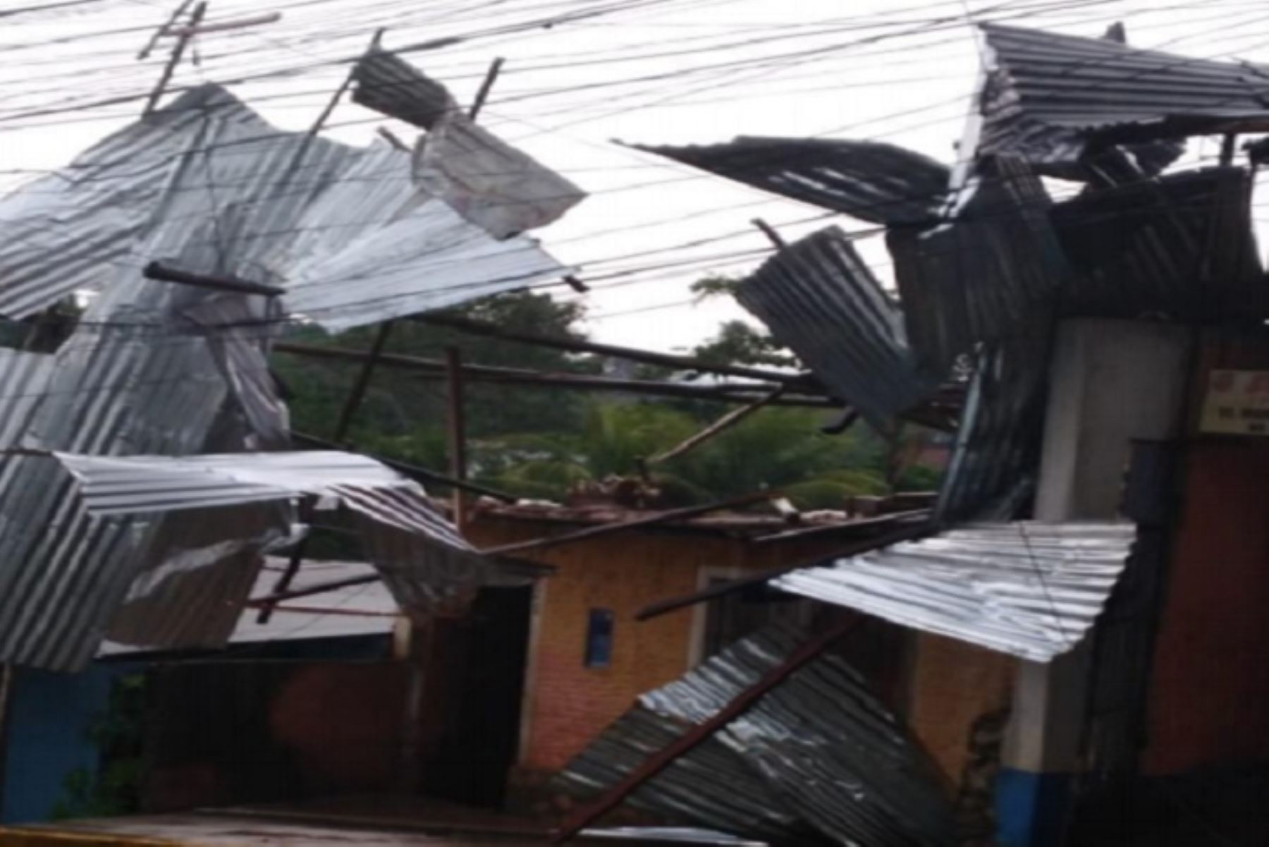 San Martín: eventos meteorológicos dejan hasta el momento 350 damnificados