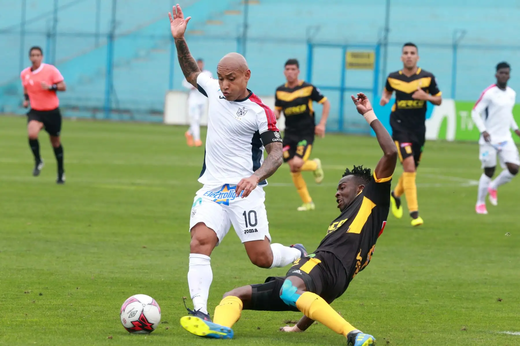 San Martín venció 3-2 a Cantolao por la jornada 2 del Torneo Clausura 2018. Foto: ANDINA/Vidal Tarqui