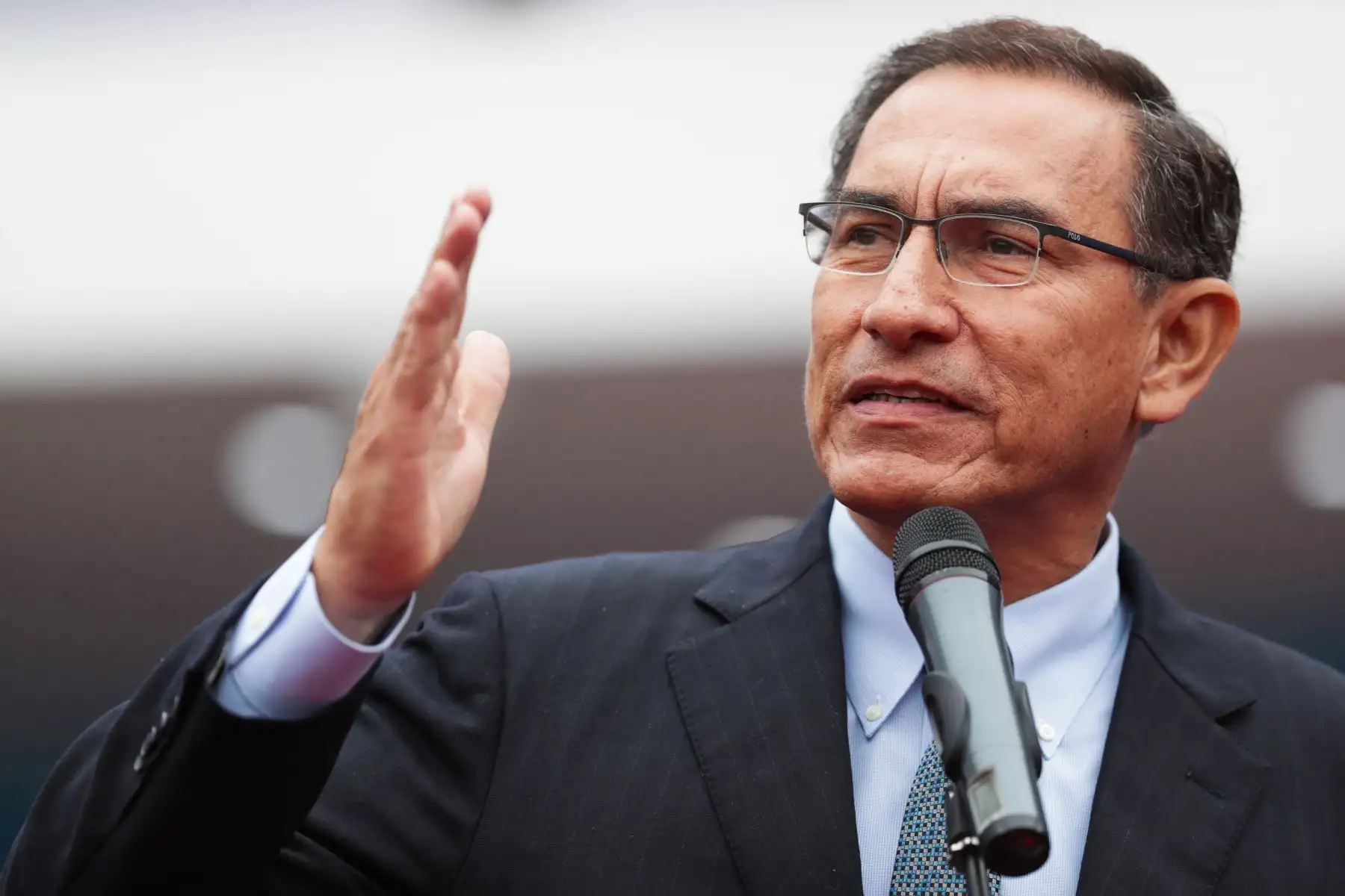 Jefe del Estado, Martín Vizcarra, participa en la inauguración de Expo Mina Perú 2018. Foto: ANDINA / PRESIDENCIA/Carlos Lezama.