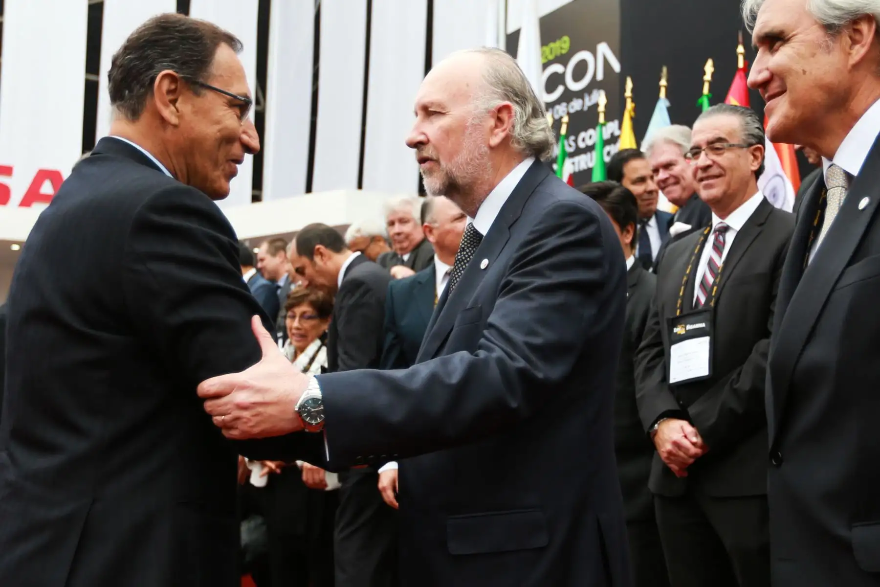 Jefe del Estado, Martín Vizcarra, participa en la inauguración de Expo Mina Perú 2018. Foto: ANDINA / PRESIDENCIA/Carlos Lezama.