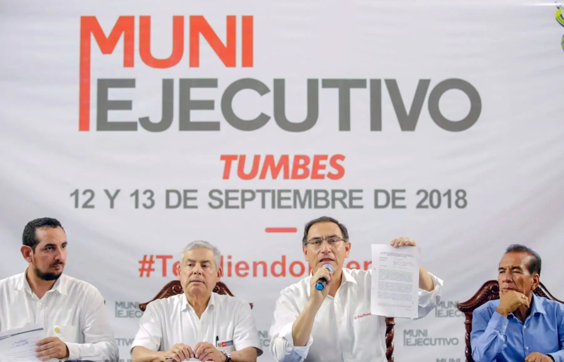 Reunión Muni Ejecutivo realizada en Tumbes.
