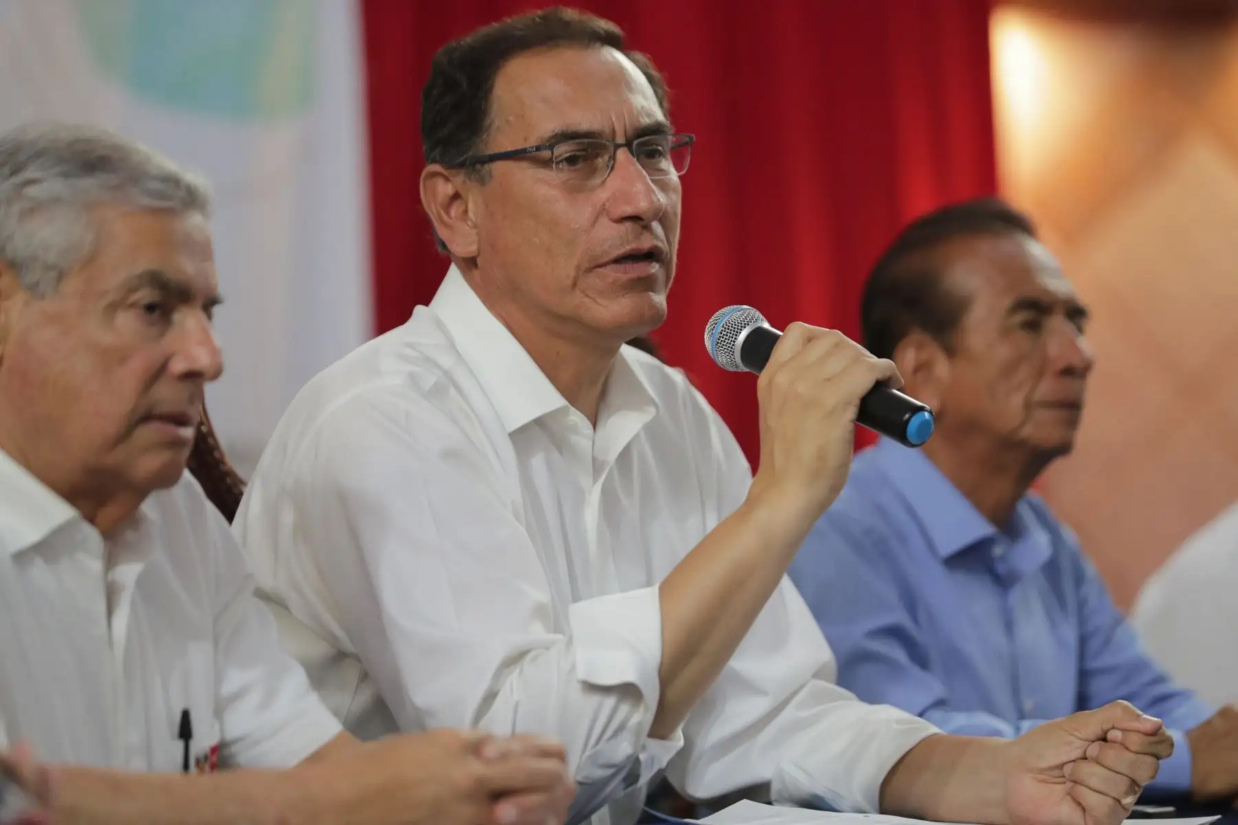 Presidente Martín Vizcarra participò en el Muni Ejecutivo Extraordinario en Tumbes.Foto:ANDINA/Prensa Presidencia