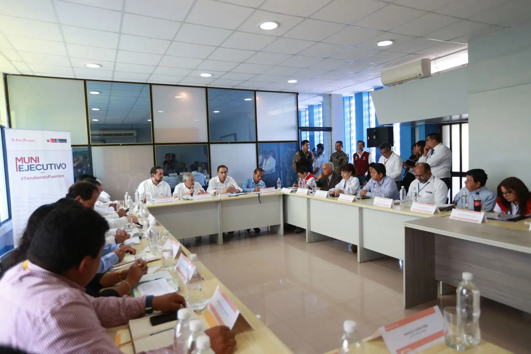 Presidente Martín Vizcarra participò en el Muni Ejecutivo Extraordinario en Tumbes.Foto:ANDINA/Prensa Presidencia