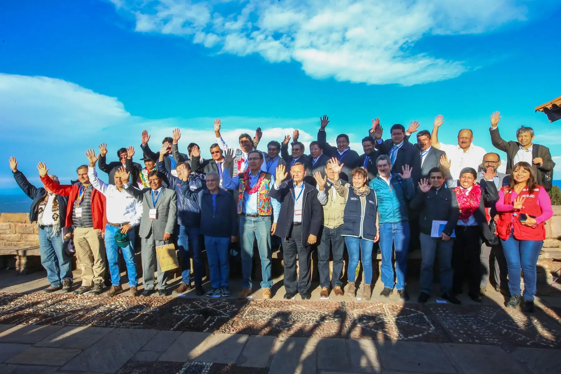 Presidente  Martín Vizcarra participò en el Muni Ejecutivo Extraordinario en Puno. Foto:ANDINA/Prensa Presidencia