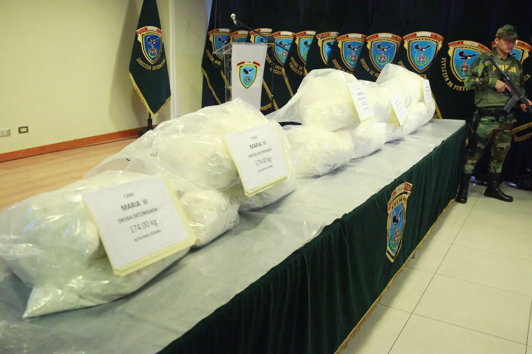 En el año 2018 se ha decomisado 40.2 toneladas de droga.Foto: ANDINA/Eddy Ramos