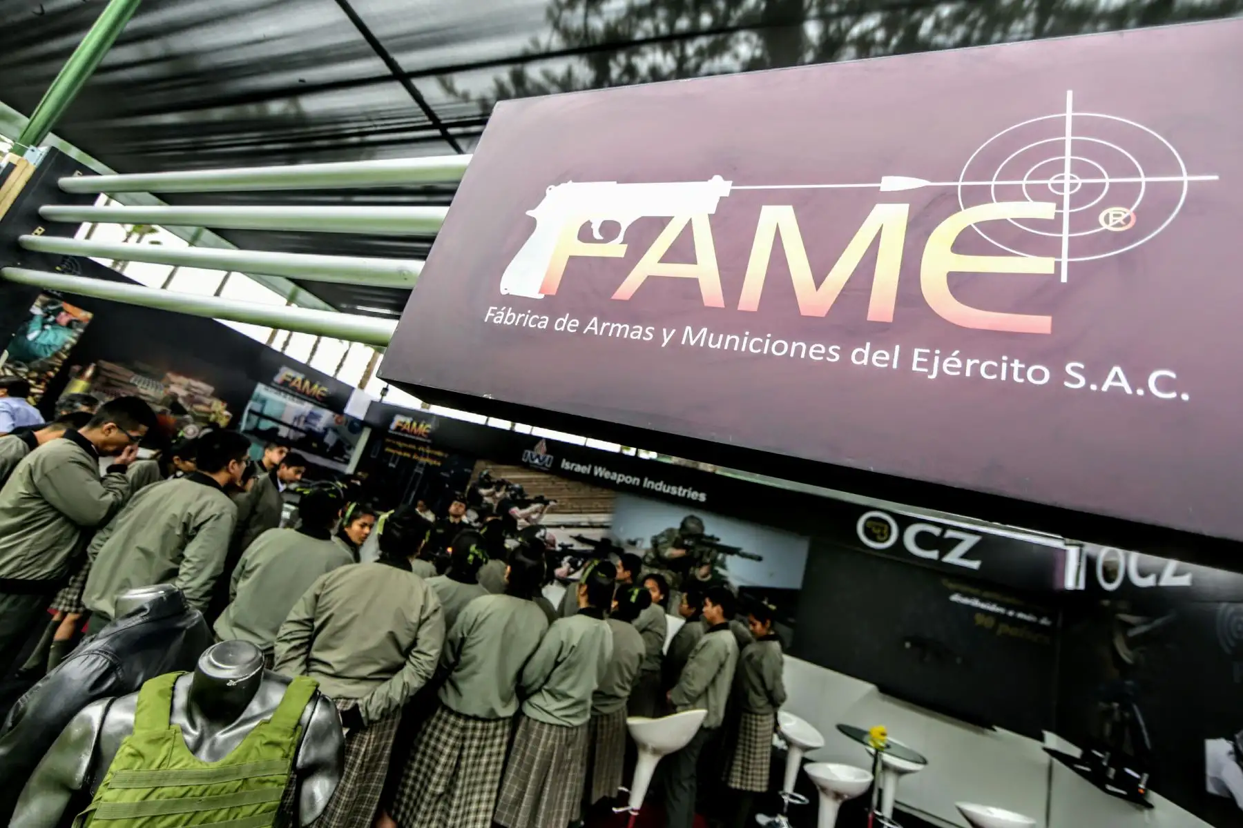Exposición de Tecnología Militar TECMIL 2018 en la Escuela Militar de Chorrillos. Foto: ANDINA/Luis Iparraguirre