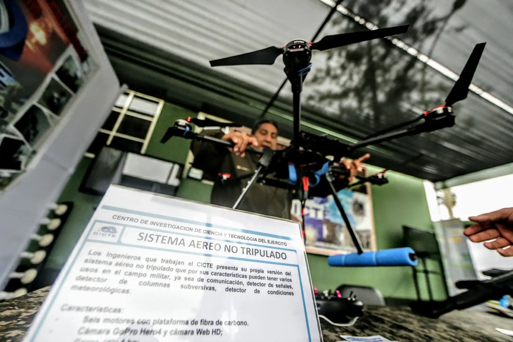 Exposición de Tecnología Militar TECMIL 2018 en la Escuela Militar de Chorrillos. Foto: ANDINA/Luis Iparraguirre