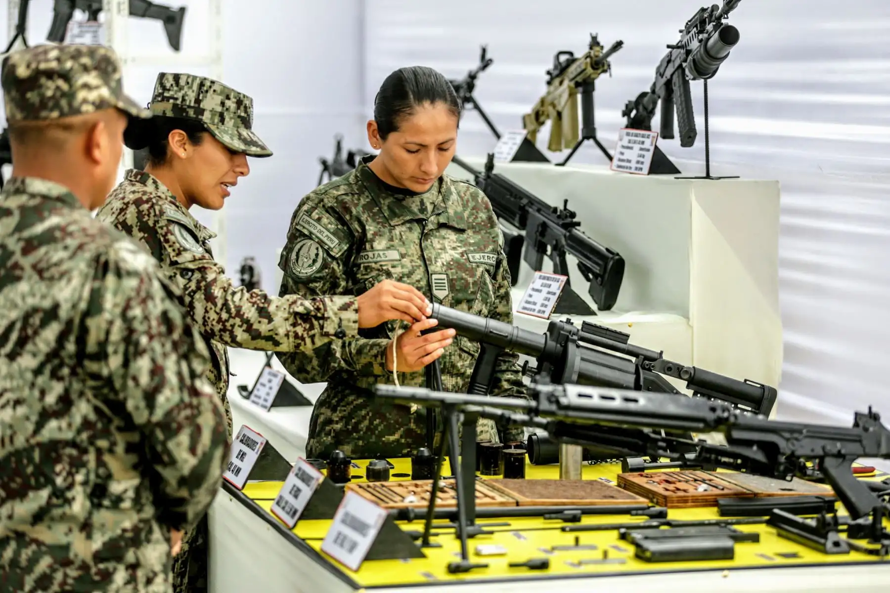 Exposición de Tecnología Militar TECMIL 2018 en la Escuela Militar de Chorrillos. Foto: ANDINA/Luis Iparraguirre