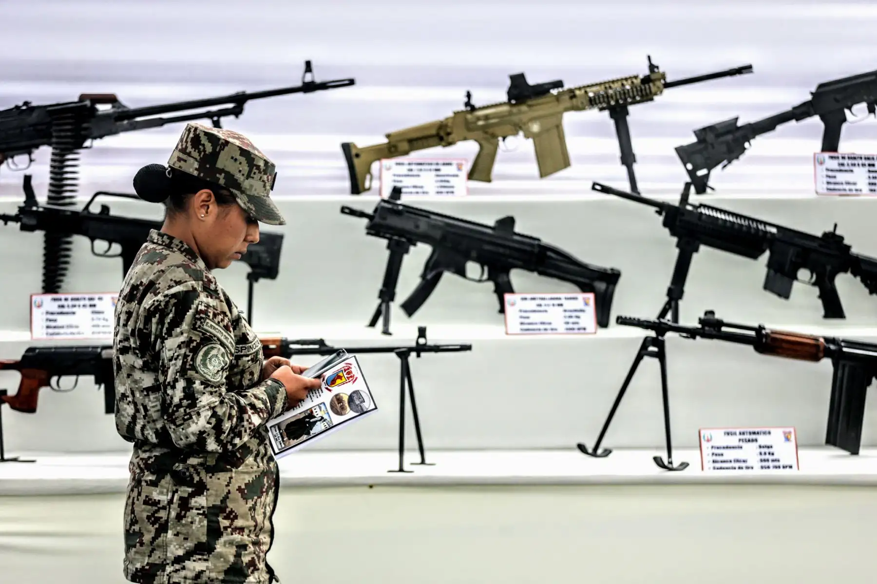 Exposición de Tecnología Militar TECMIL 2018 en la Escuela Militar de Chorrillos. Foto: ANDINA/Luis Iparraguirre