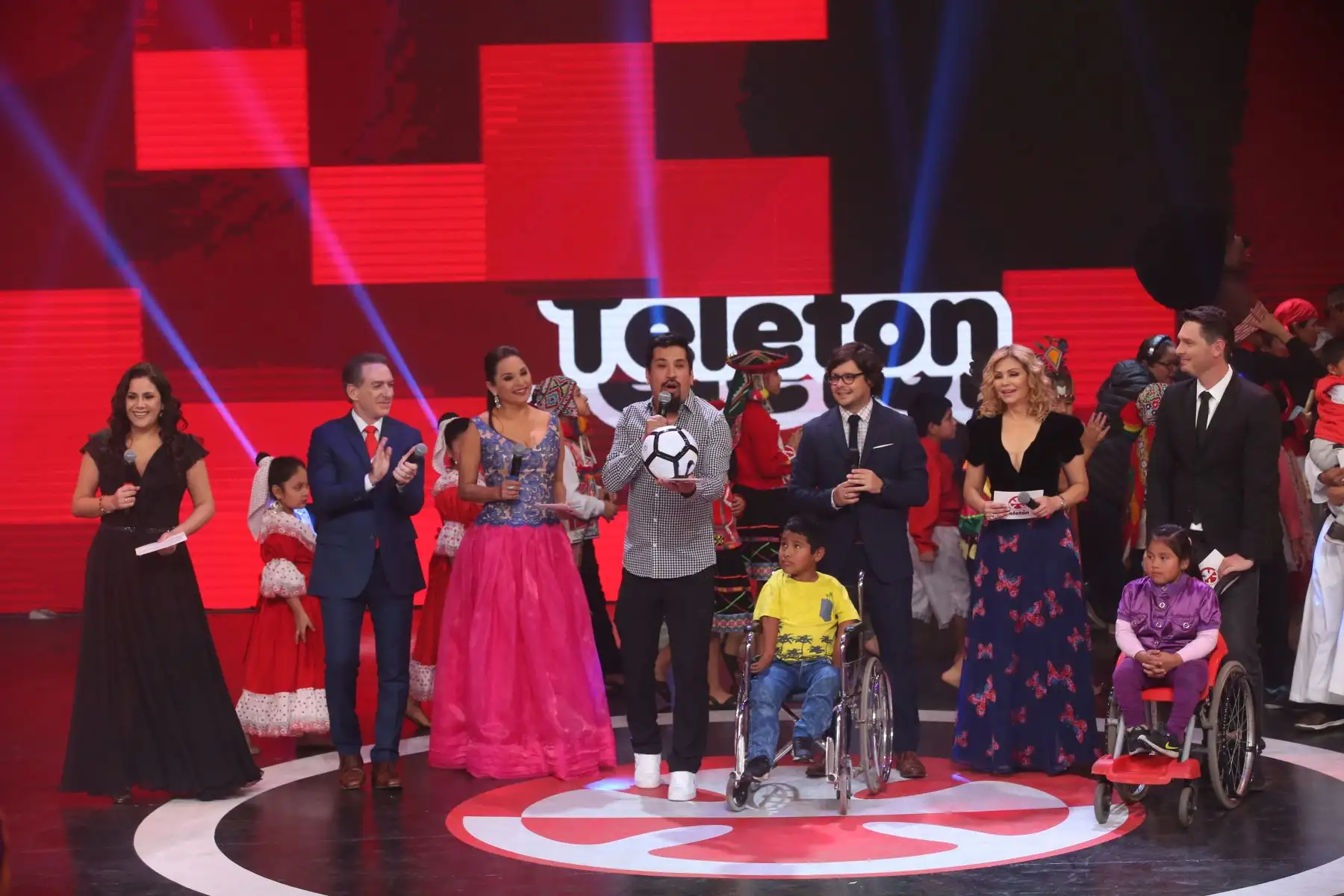Teletón 2018, evento benéfico que  busca recaudar fondos para el tratamiento de los niños del Hogar Clínica San Juan de Dios.Foto.ANDINA/ Jhony Laurente