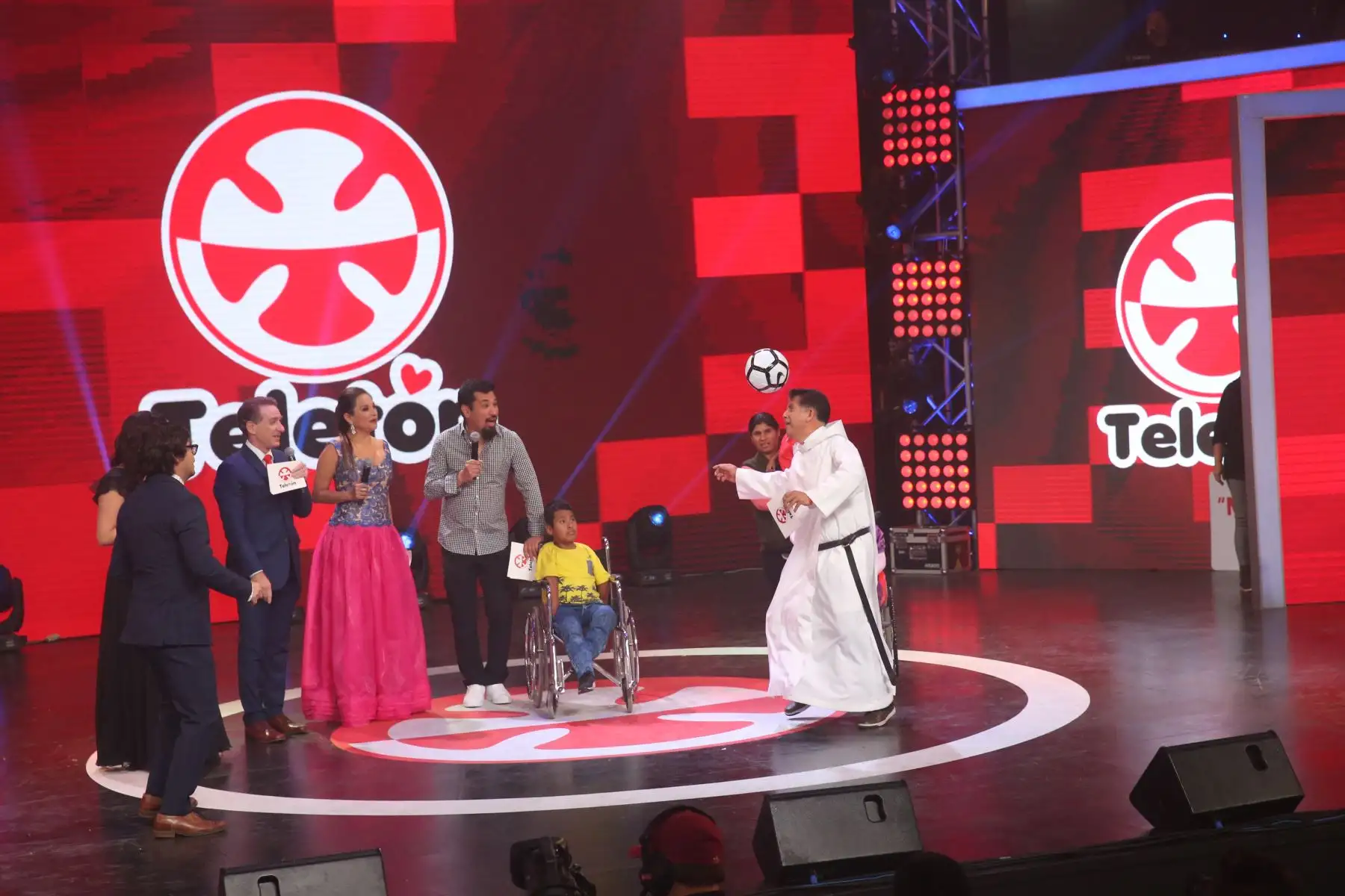 Teletón 2018, evento benéfico que  busca recaudar fondos para el tratamiento de los niños del Hogar Clínica San Juan de Dios.Foto.ANDINA/ Jhony Laurente