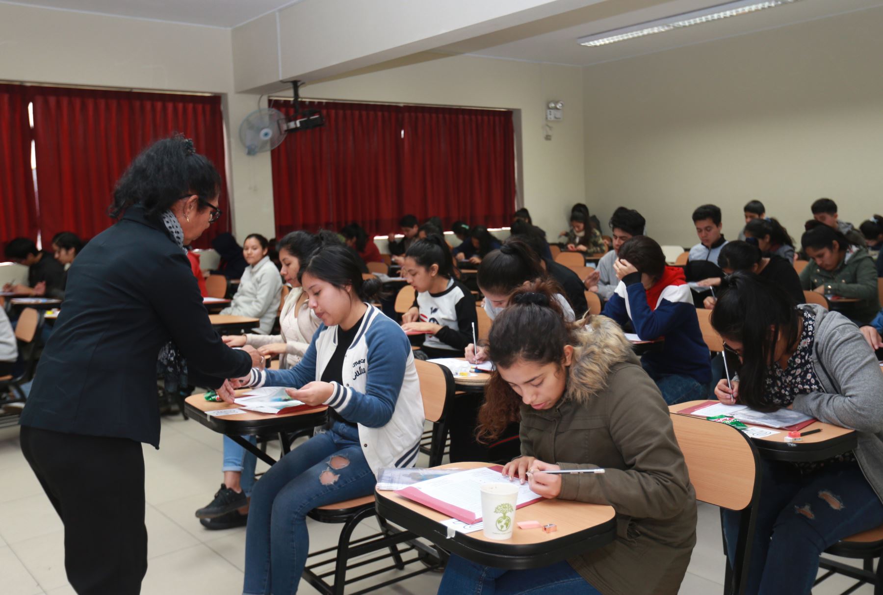 Examen de Admisión en Universidad San Marcos. Foto. ANDINA/Norman Córdova