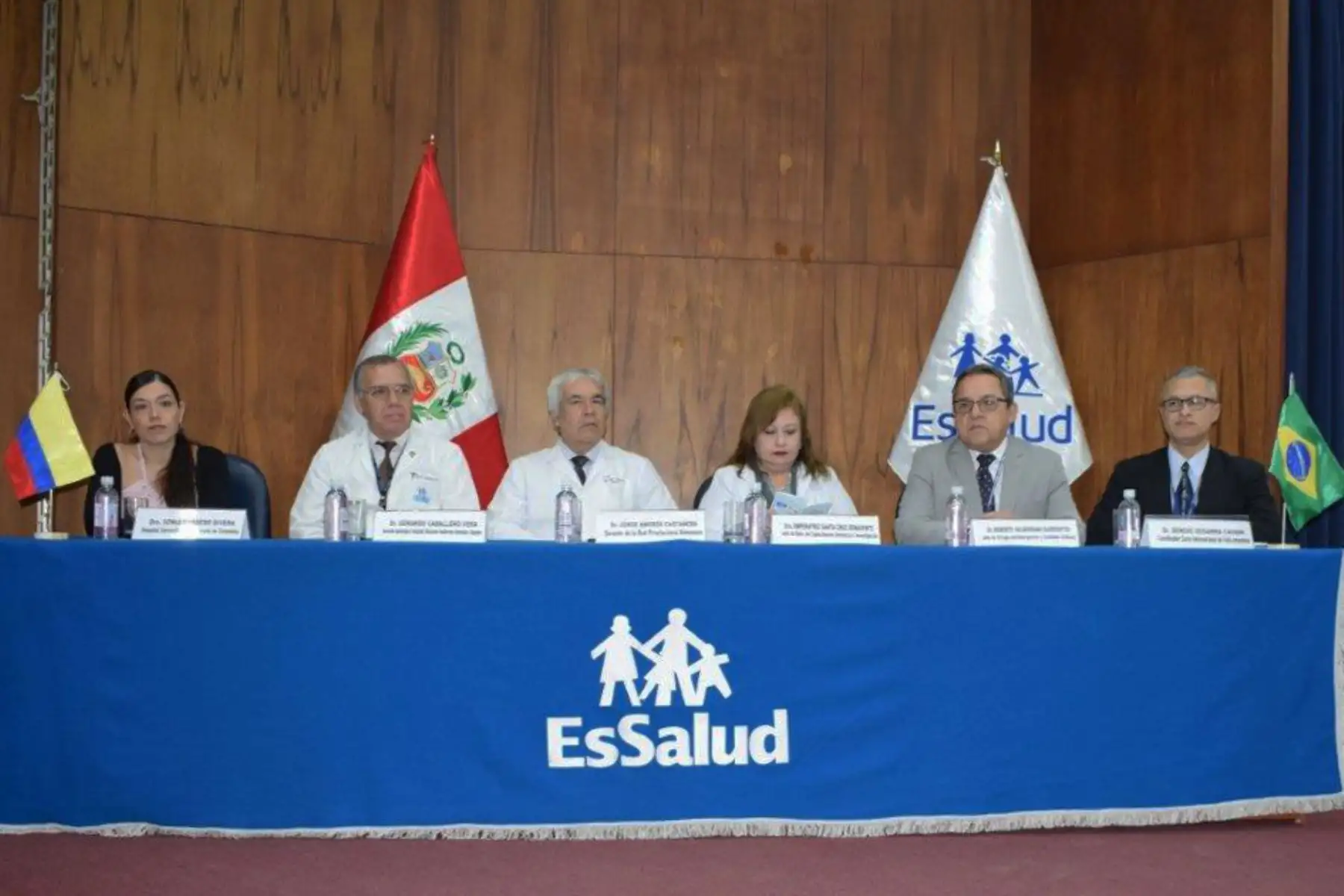 Curso Internacional de Capacitación para Trasplantes de Intestino, con especialistas de Colombia y Brasil, realizó el hospital Guillermo Almenara. Foto: ANDINA/Jhony Laurente