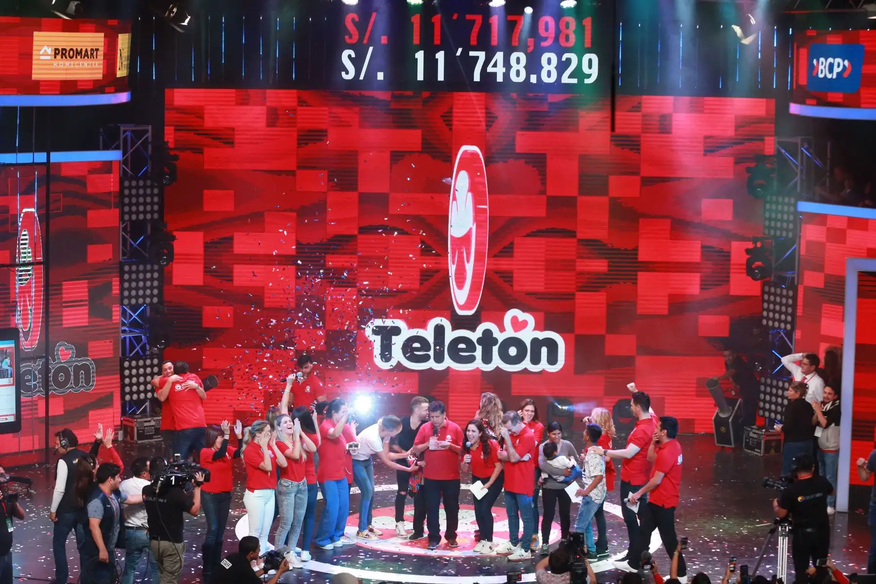 Teletón: Se superó la meta con más de 11 millones 748 mil soles. Foto: ANDINA/Vidal Tarqui