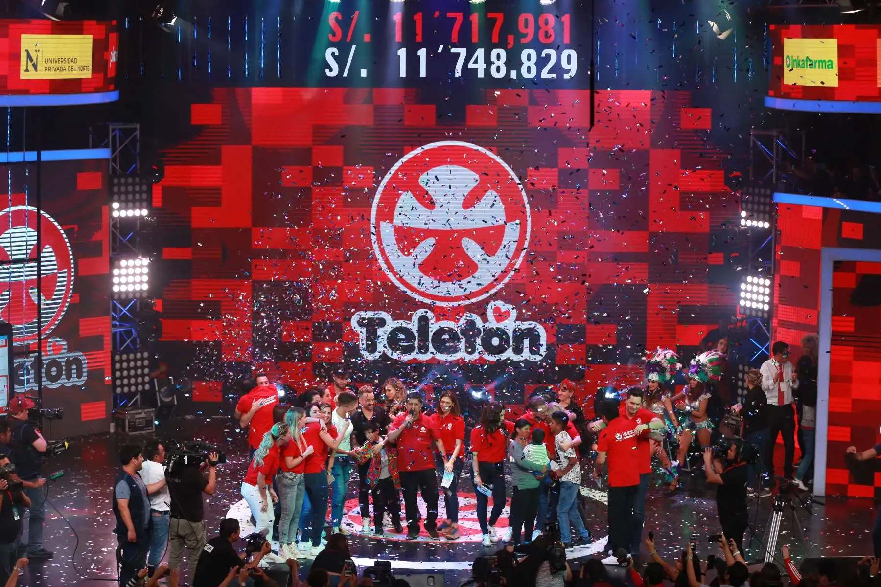 Teletón: Se superó la meta con más de 11 millones 748 mil soles. Foto: ANDINA/Vidal Tarqui