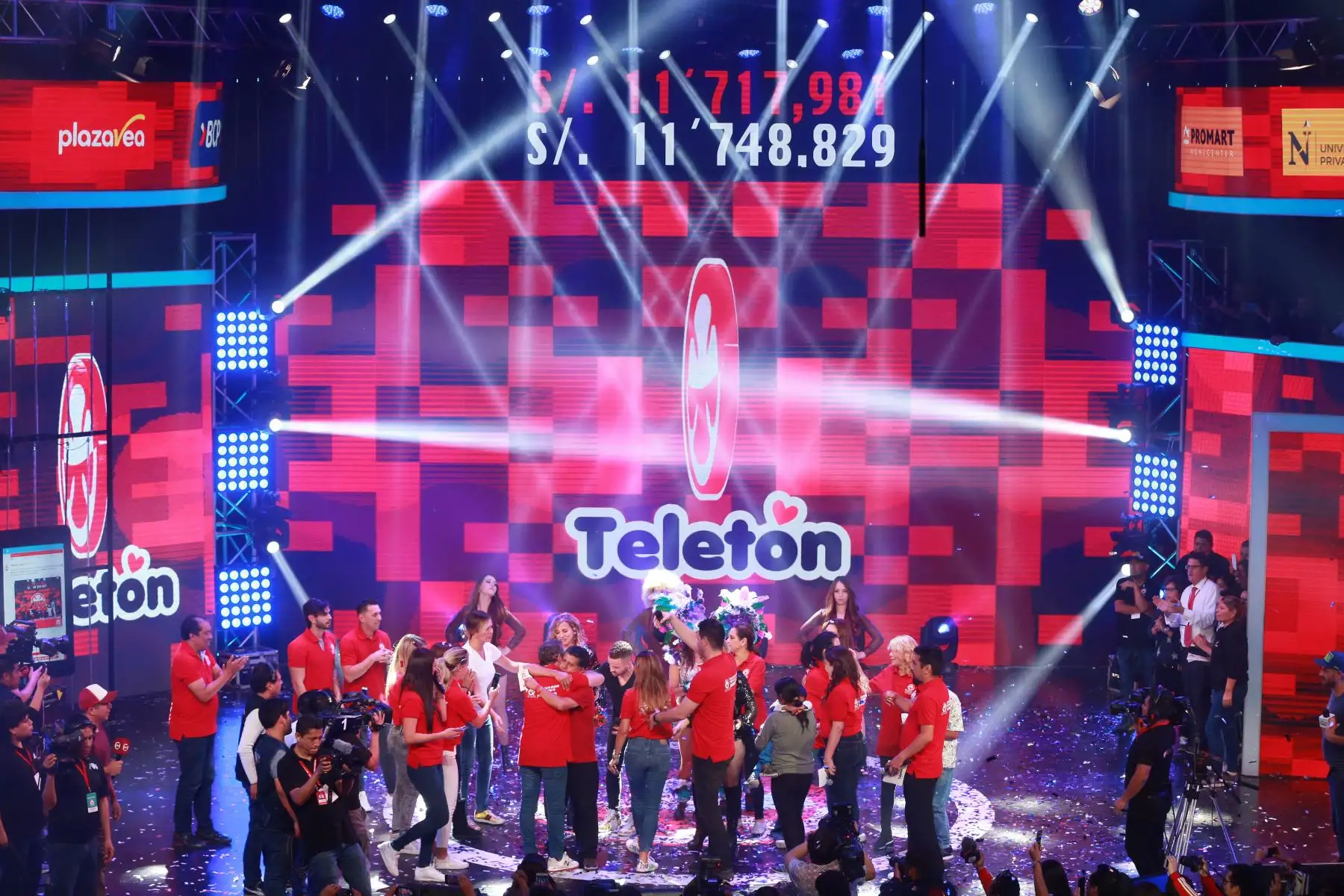 Teletón: Se superó la meta con más de 11 millones 748 mil soles. Foto: ANDINA/Vidal Tarqui