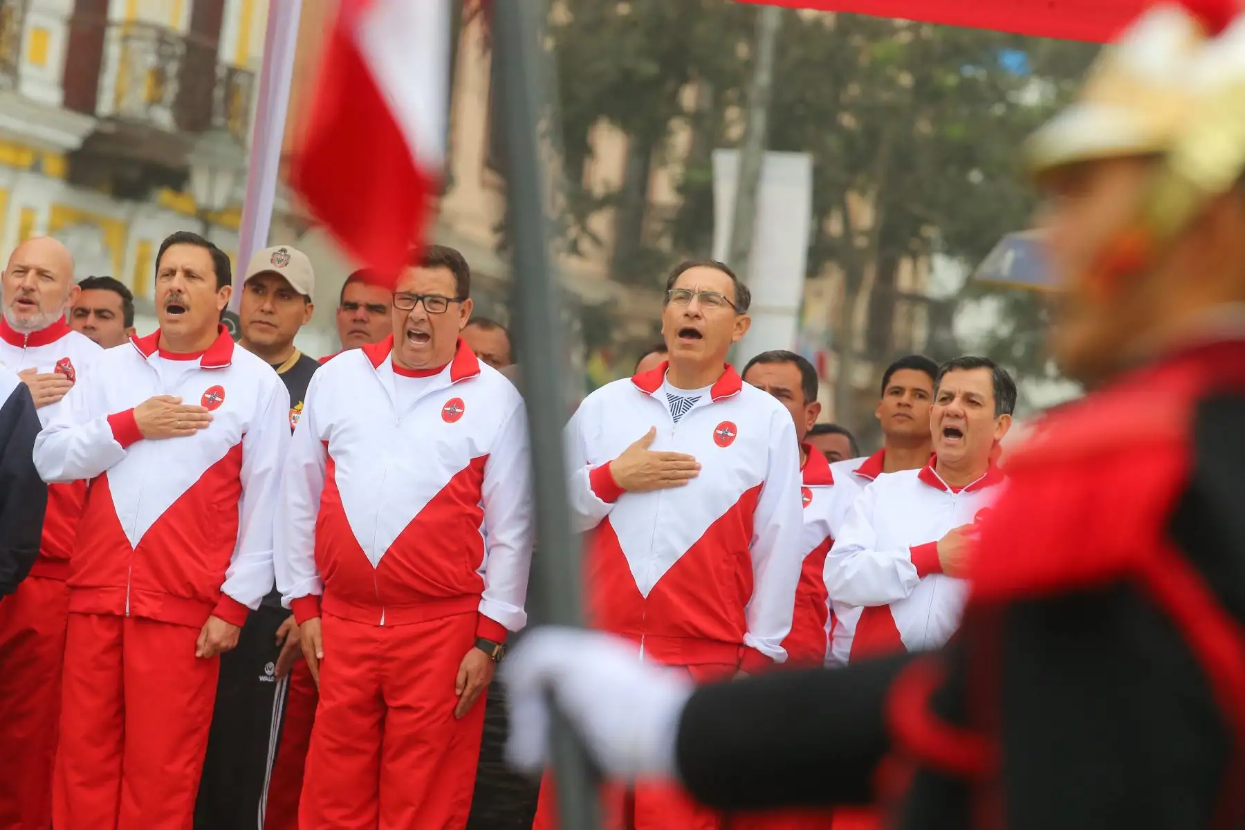 Presidente Martín Vizcarra participò en carrera cívico militar de las Fuerzas Armadas.Foto: ANDINA/Prensa Presidencia