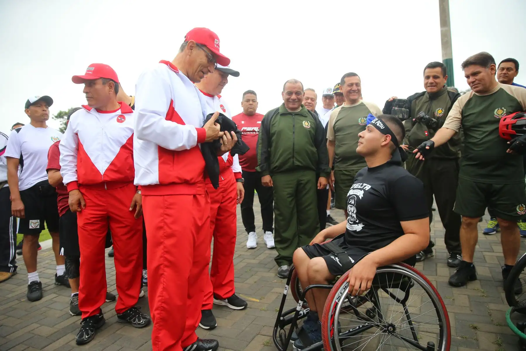Presidente Martín Vizcarra participò en carrera cívico militar de las Fuerzas Armadas.Foto: ANDINA/Prensa Presidencia